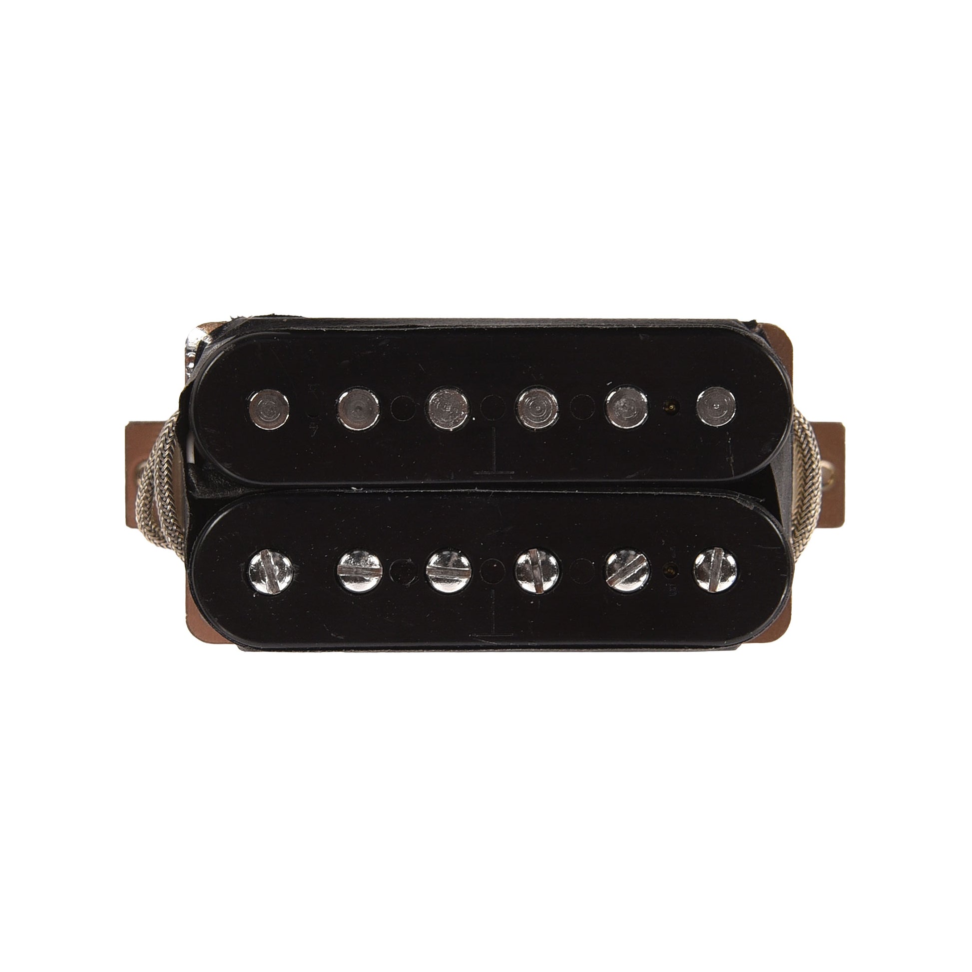 Gibson 1968 T-Top Reissue Pickup, Double Black, 2-Conductor, Unpotted, 7.5k, Alnico 5 Pickups & Preamps