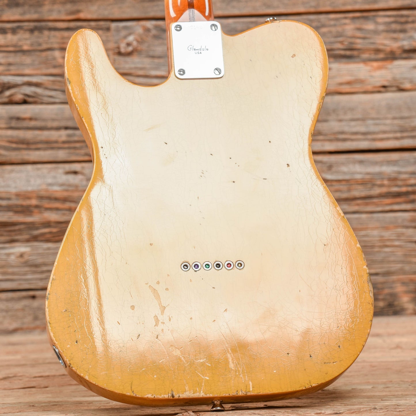 Glendale Guitars Blackguard Vintage Blonde Electric Guitars / Solid Body