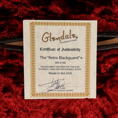 Glendale Guitars Blackguard Vintage Blonde Electric Guitars / Solid Body
