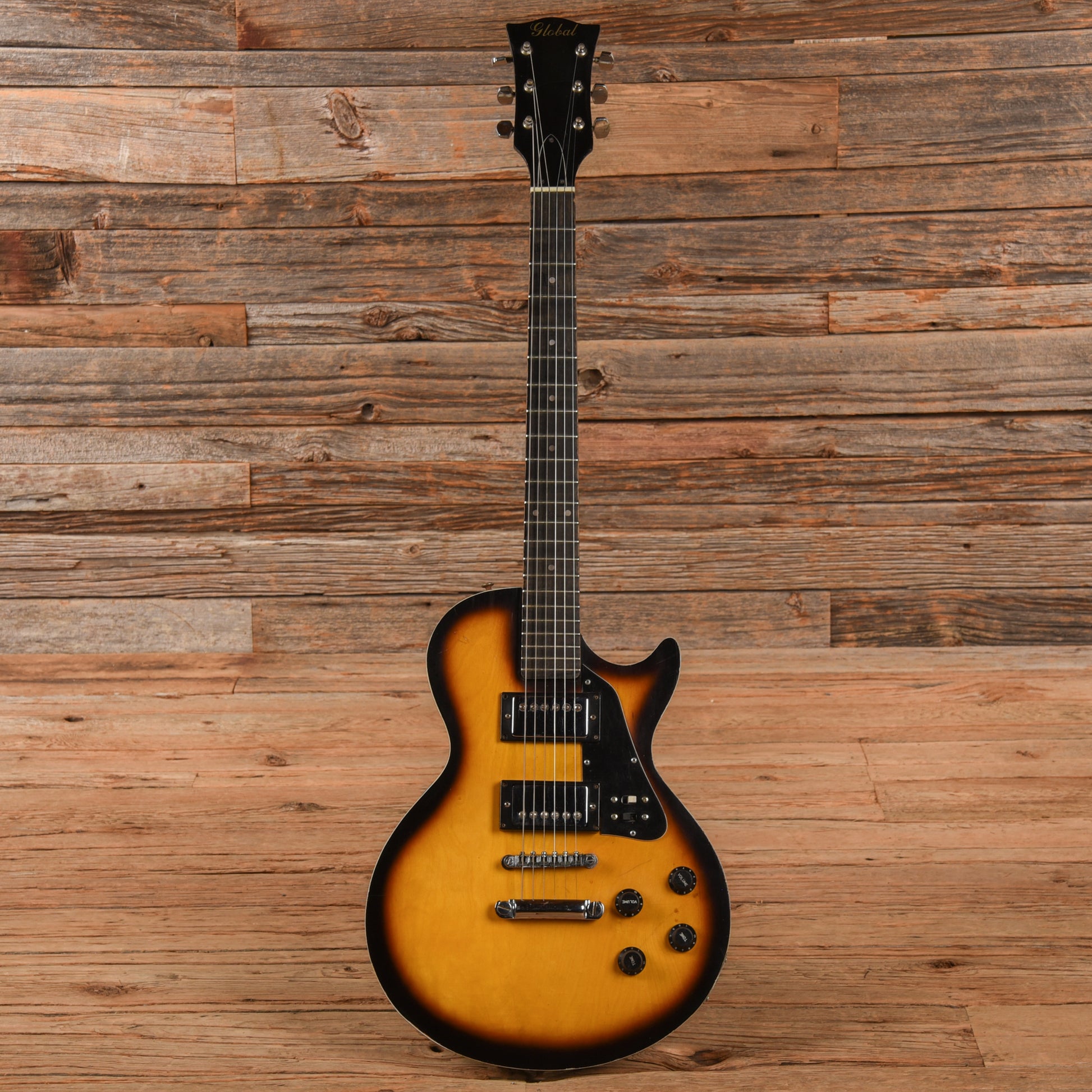 Global E70S Sunburst Electric Guitars / Solid Body