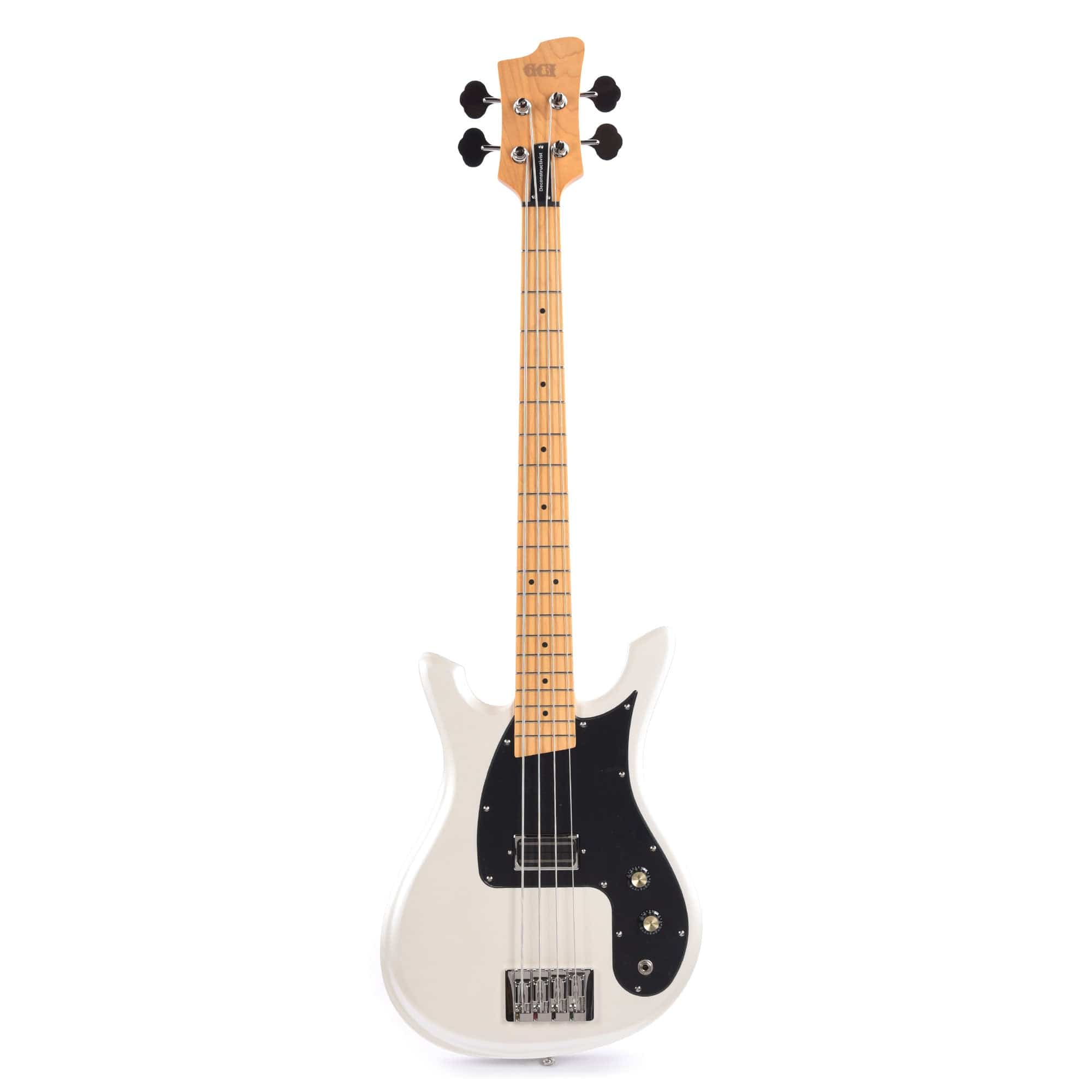 GCI Deconstructivist Bass Gloss Pearl White Bass Guitars / 4-String