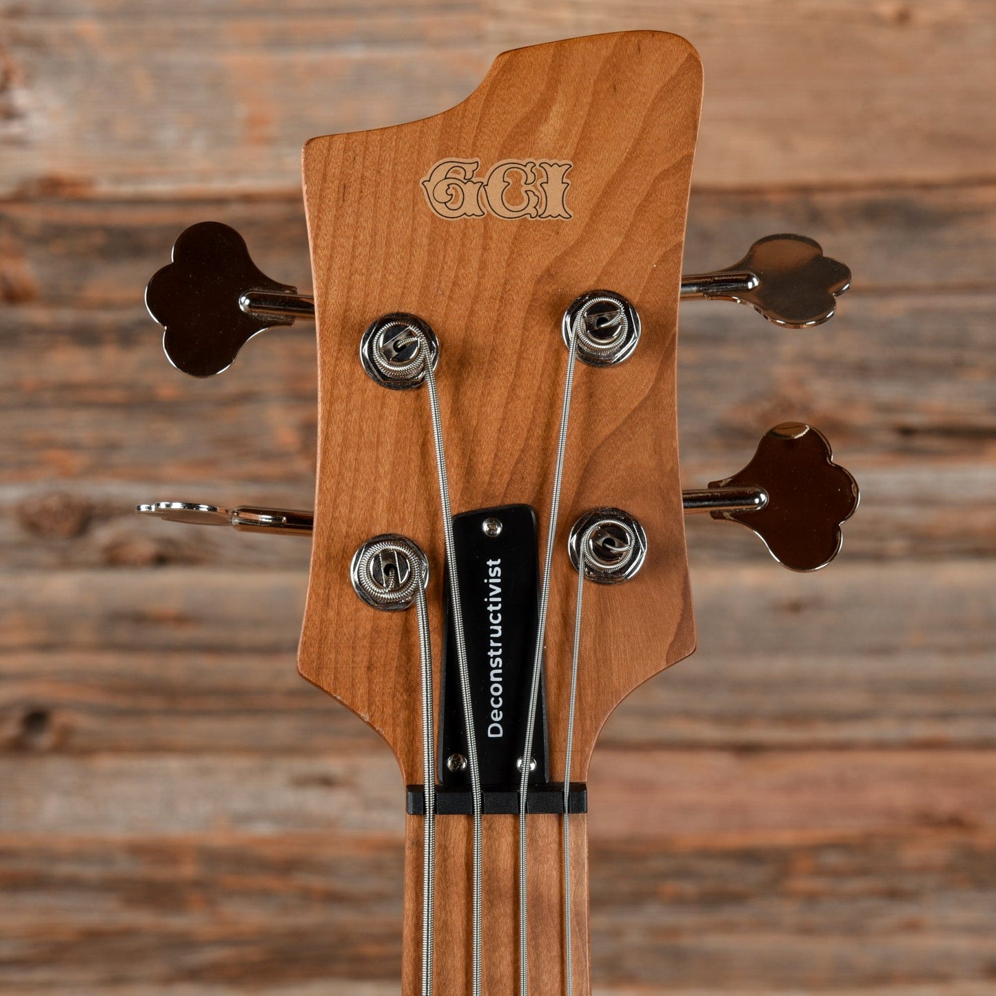 God City Instruments Deconstructivist Bass Red Bass Guitars / 4-String