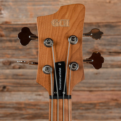 God City Instruments Deconstructivist Bass Red Bass Guitars / 4-String