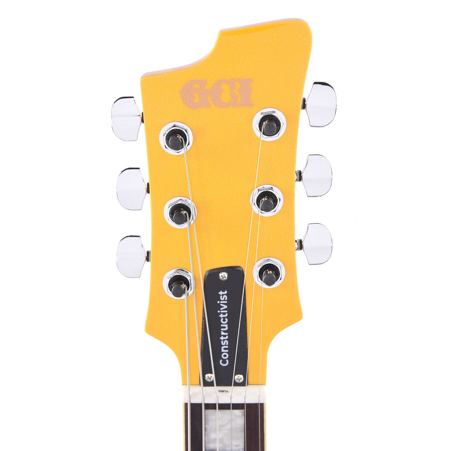 GCI Constructivist Guitar Gloss Spice Yellow Electric Guitars / Solid Body