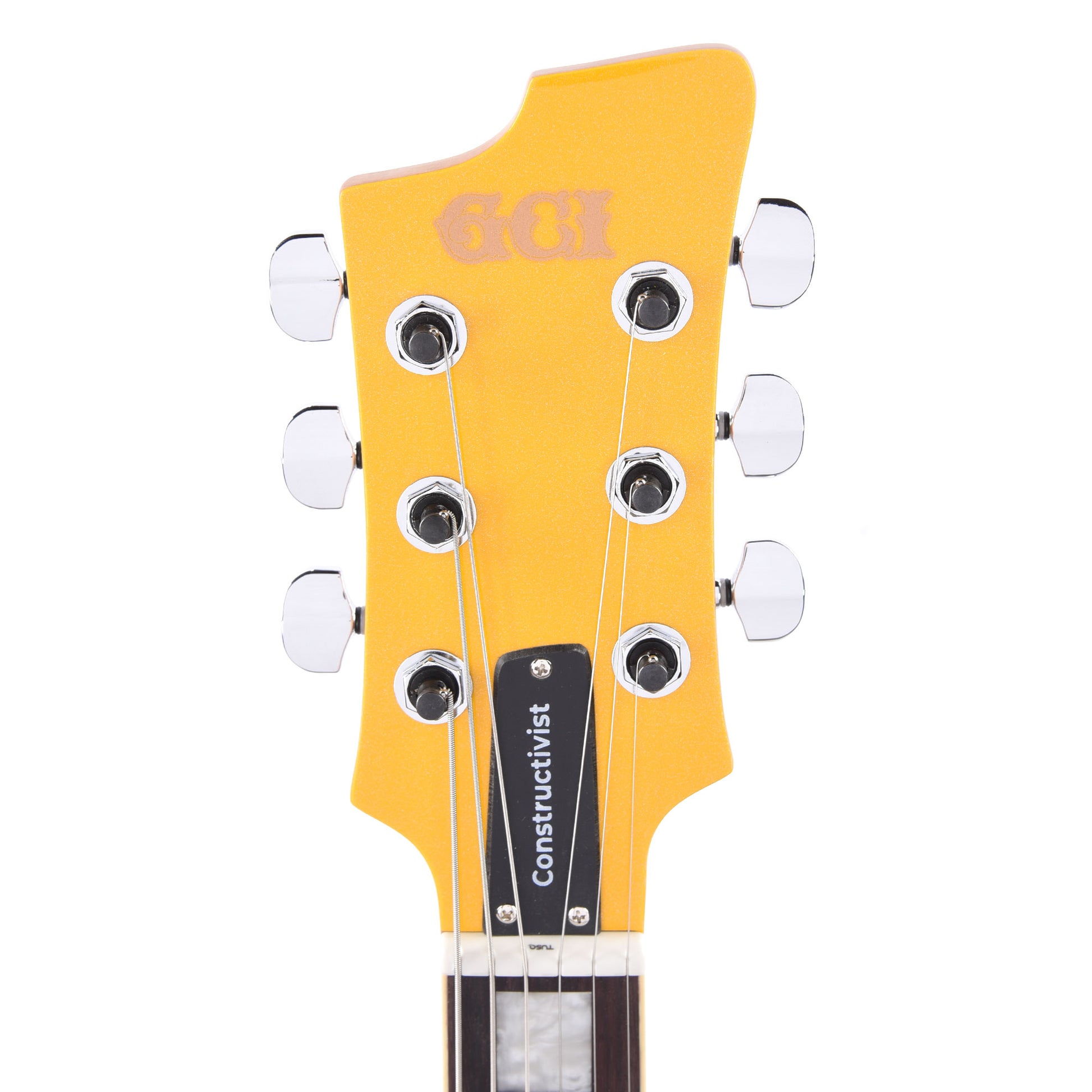 GCI Constructivist Guitar Gloss Spice Yellow Electric Guitars / Solid Body
