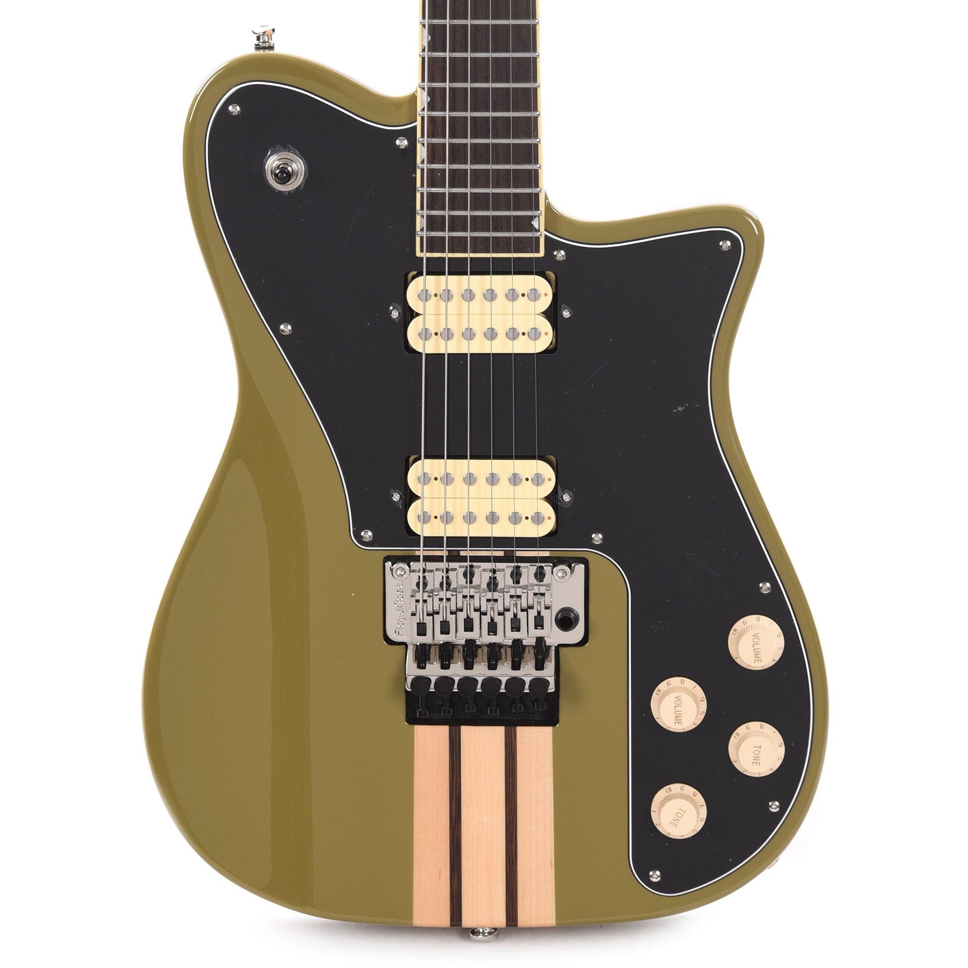 GCI Modernist Guitar Gloss Olive Drab Wings Electric Guitars / Solid Body