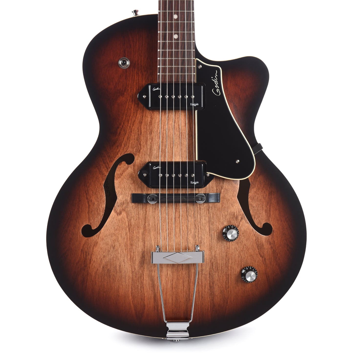 Godin 5th Avenue Kingpin II Vintage Burst Acoustic Guitars / Archtop