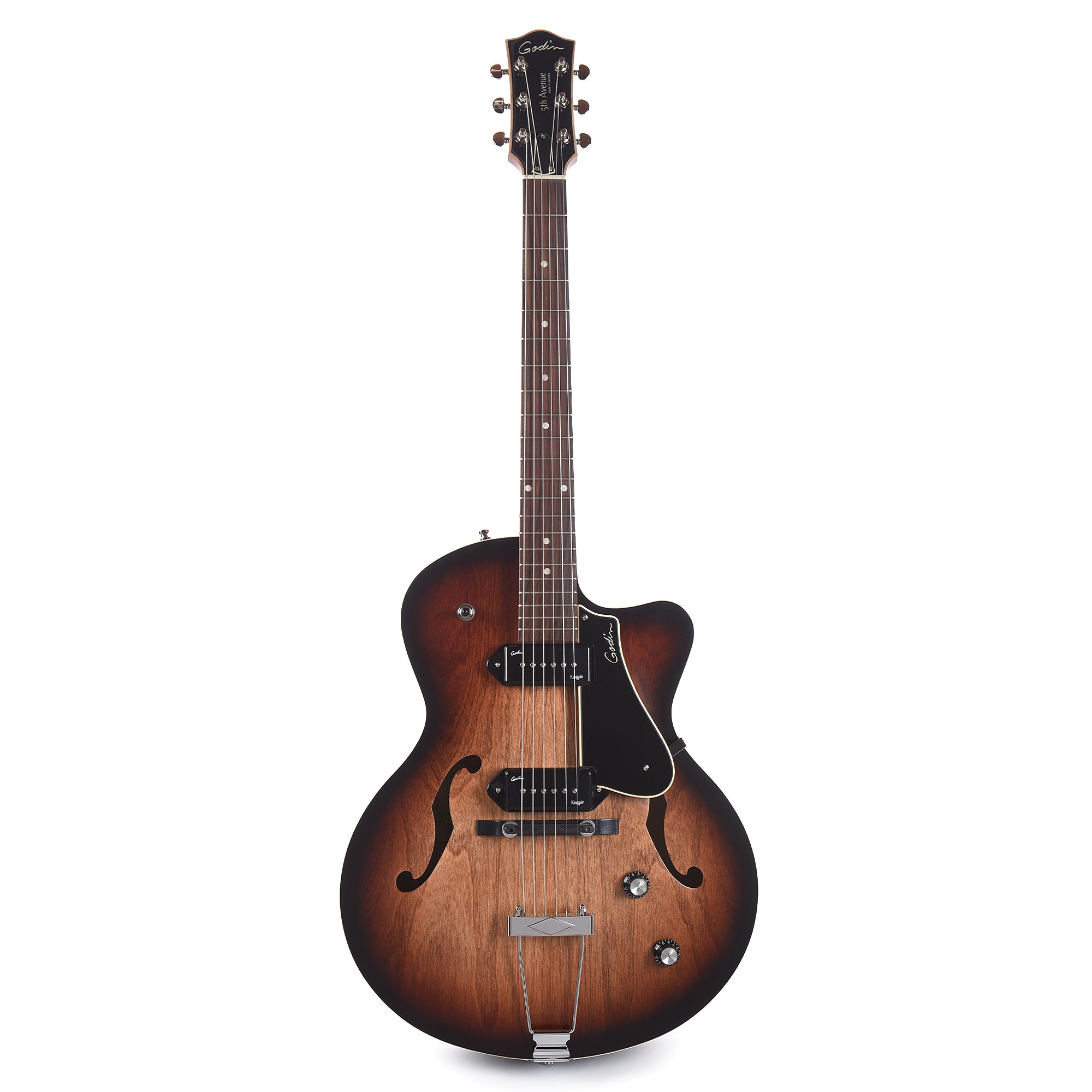 Godin 5th Avenue Kingpin II Vintage Burst Acoustic Guitars / Archtop