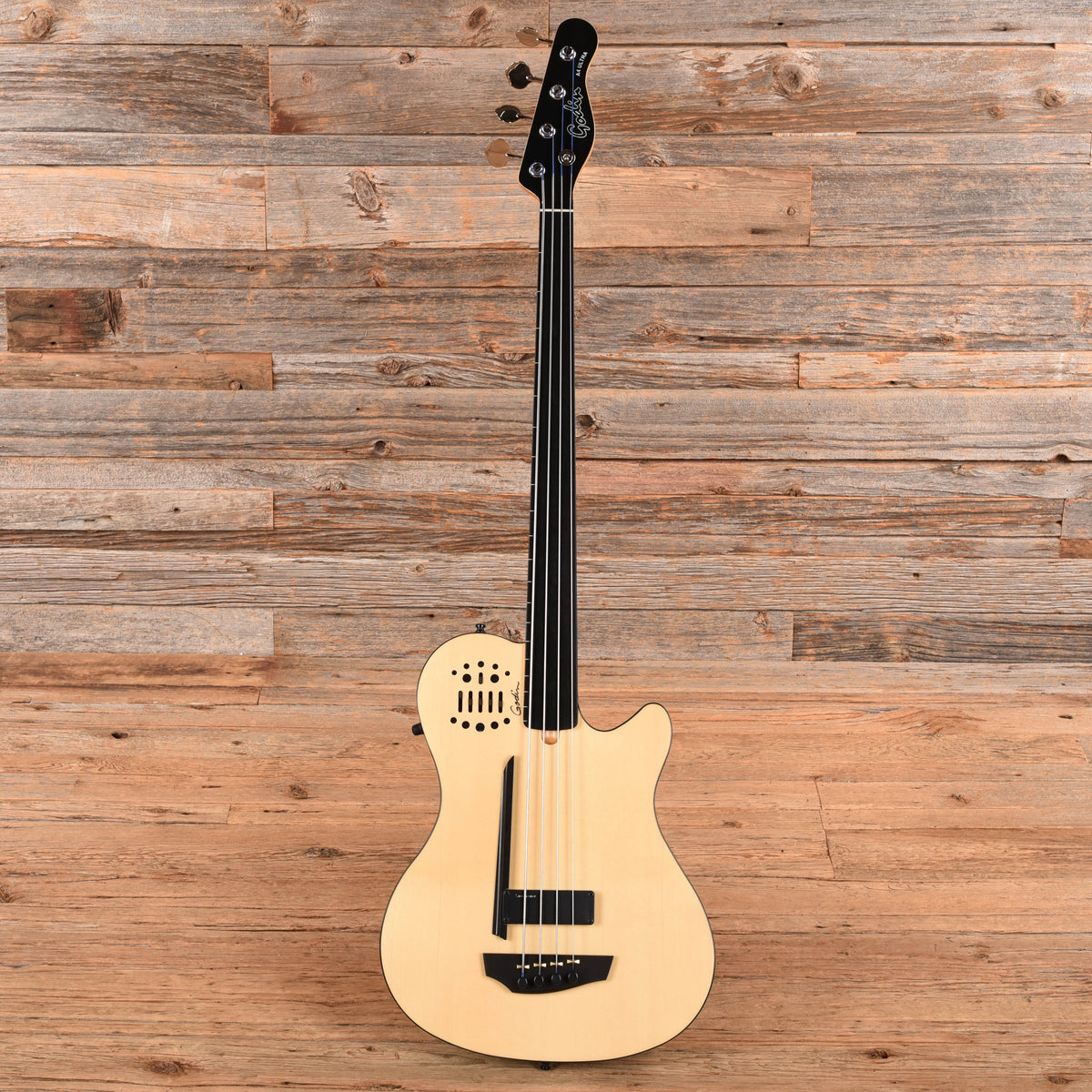 Godin A4 Ultra Fretless Natural Natural Bass Guitars