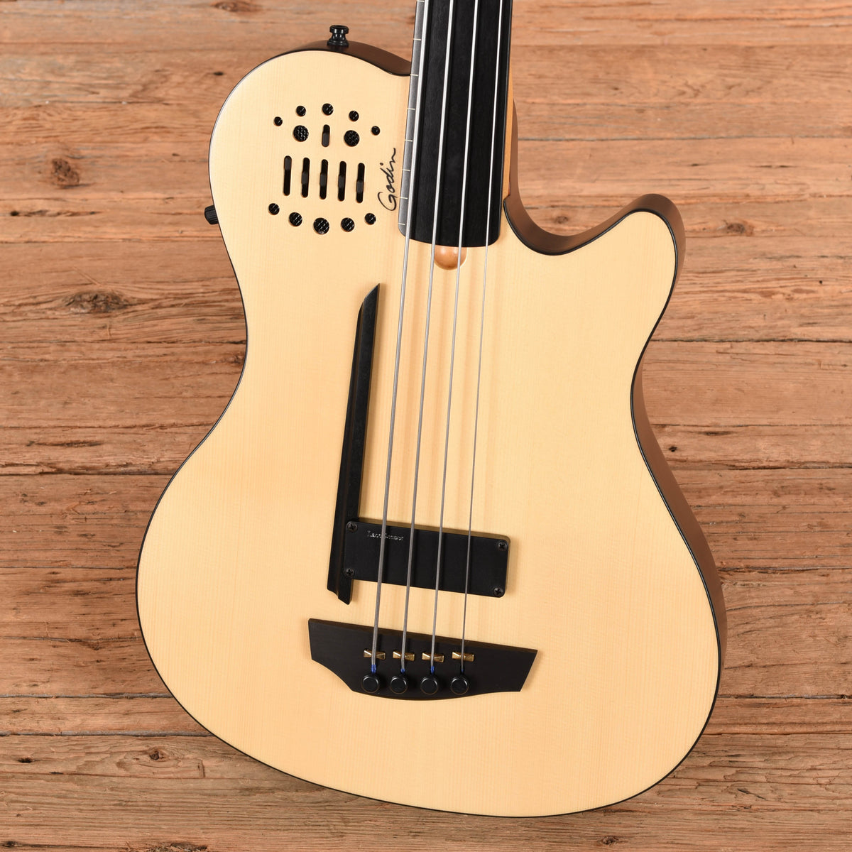 Godin A4 Ultra Fretless Natural Natural Bass Guitars