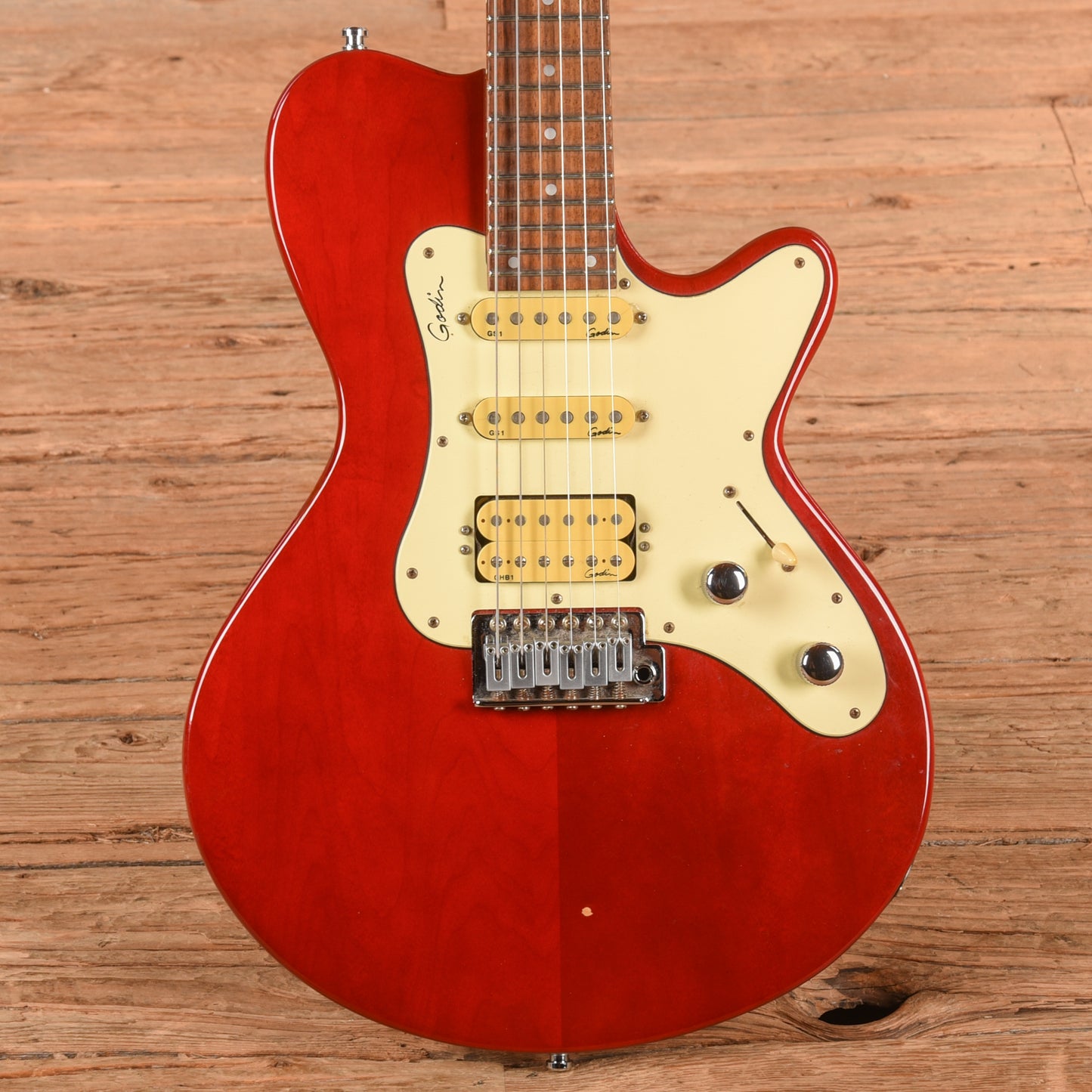 Godin Model SDxt Red Electric Guitars