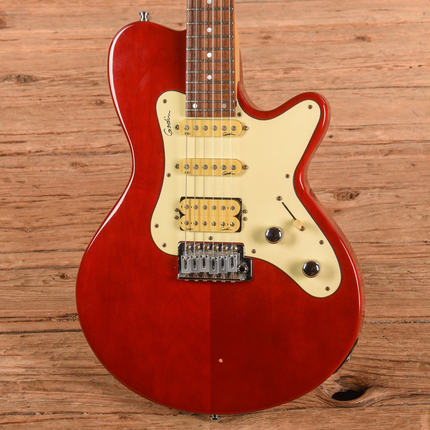 Godin Model SDxt Red Electric Guitars