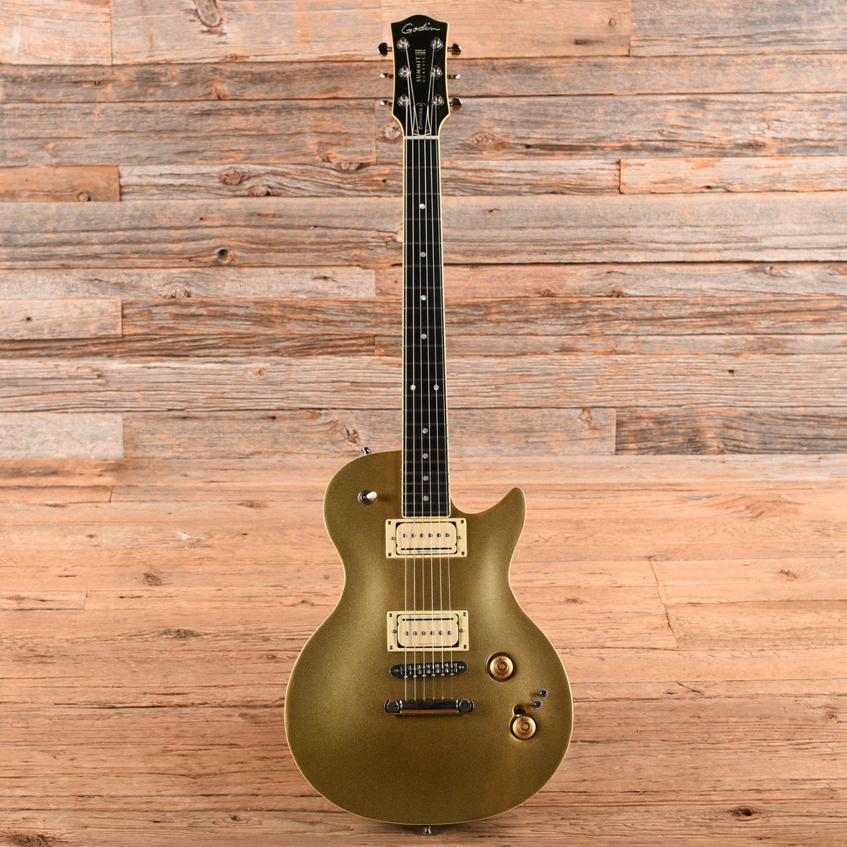 Godin Summit Classic Convertible Gold Electric Guitars