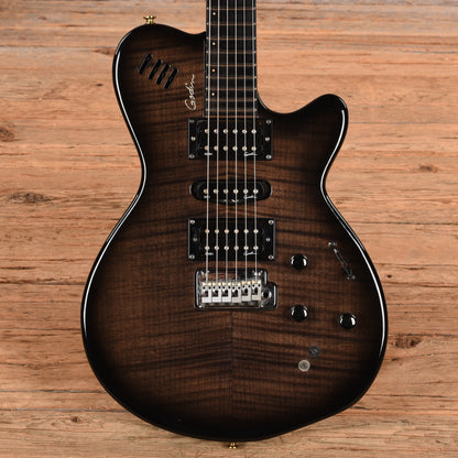 Godin XTSA Transparent Black Electric Guitars