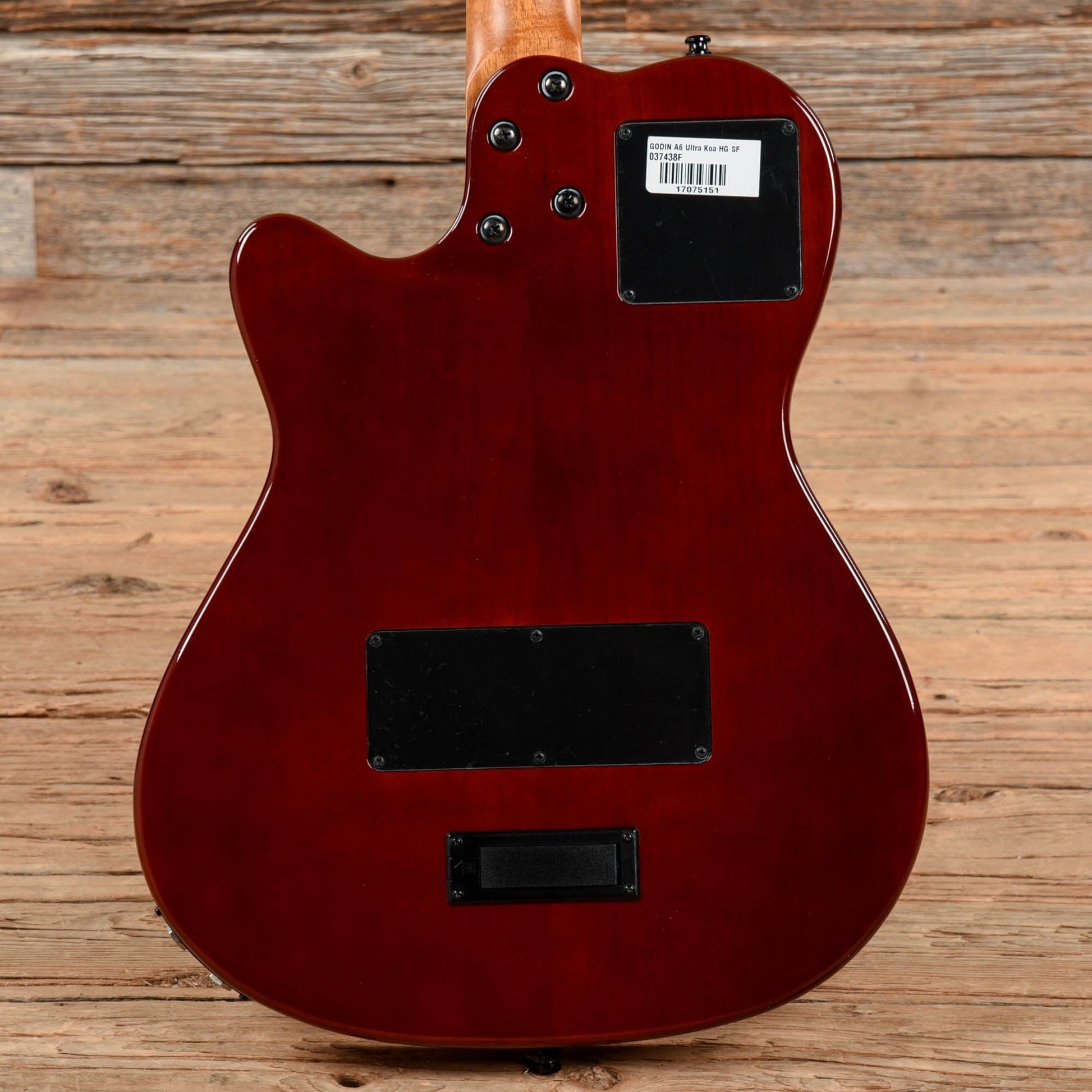 Godin A6 Ultra Koa HG Natural 2017 Electric Guitars / Solid Body