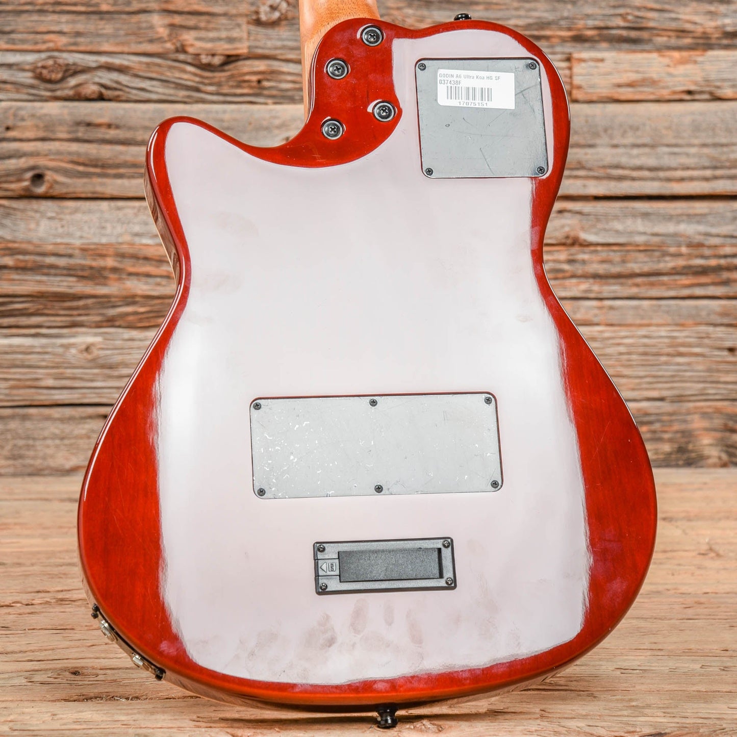 Godin A6 Ultra Koa HG Natural 2017 Electric Guitars / Solid Body