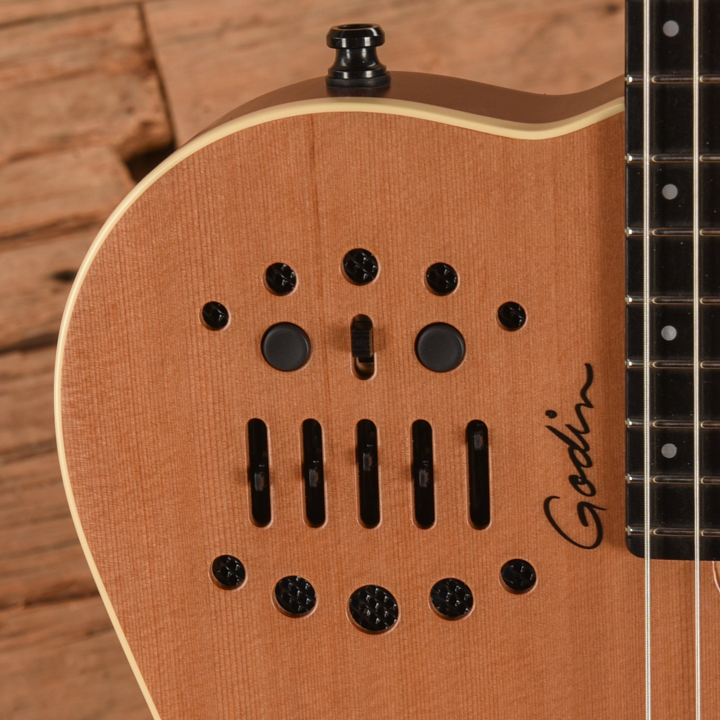 Godin ACS-SA Nylon Cedar Natural Electric Guitars / Solid Body