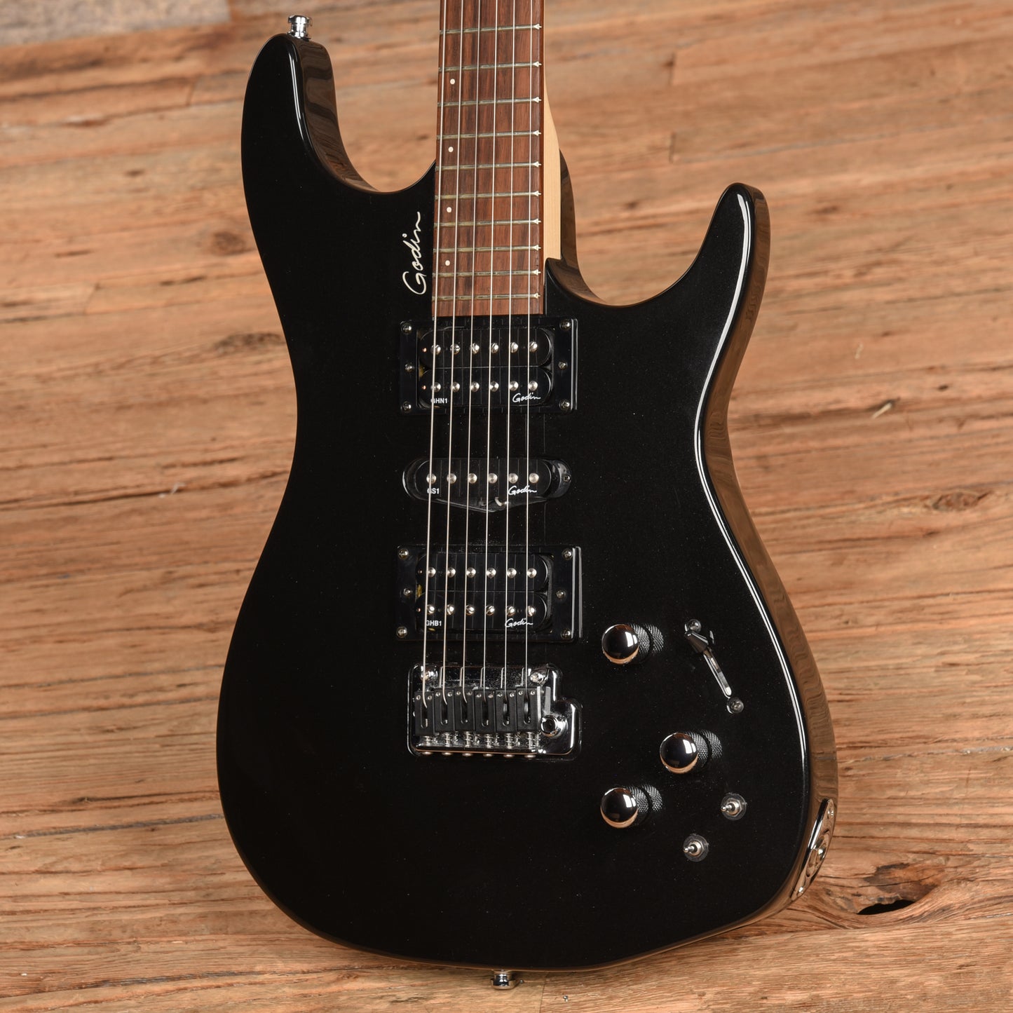 Godin Freeway SA Black Pearl Electric Guitars / Solid Body