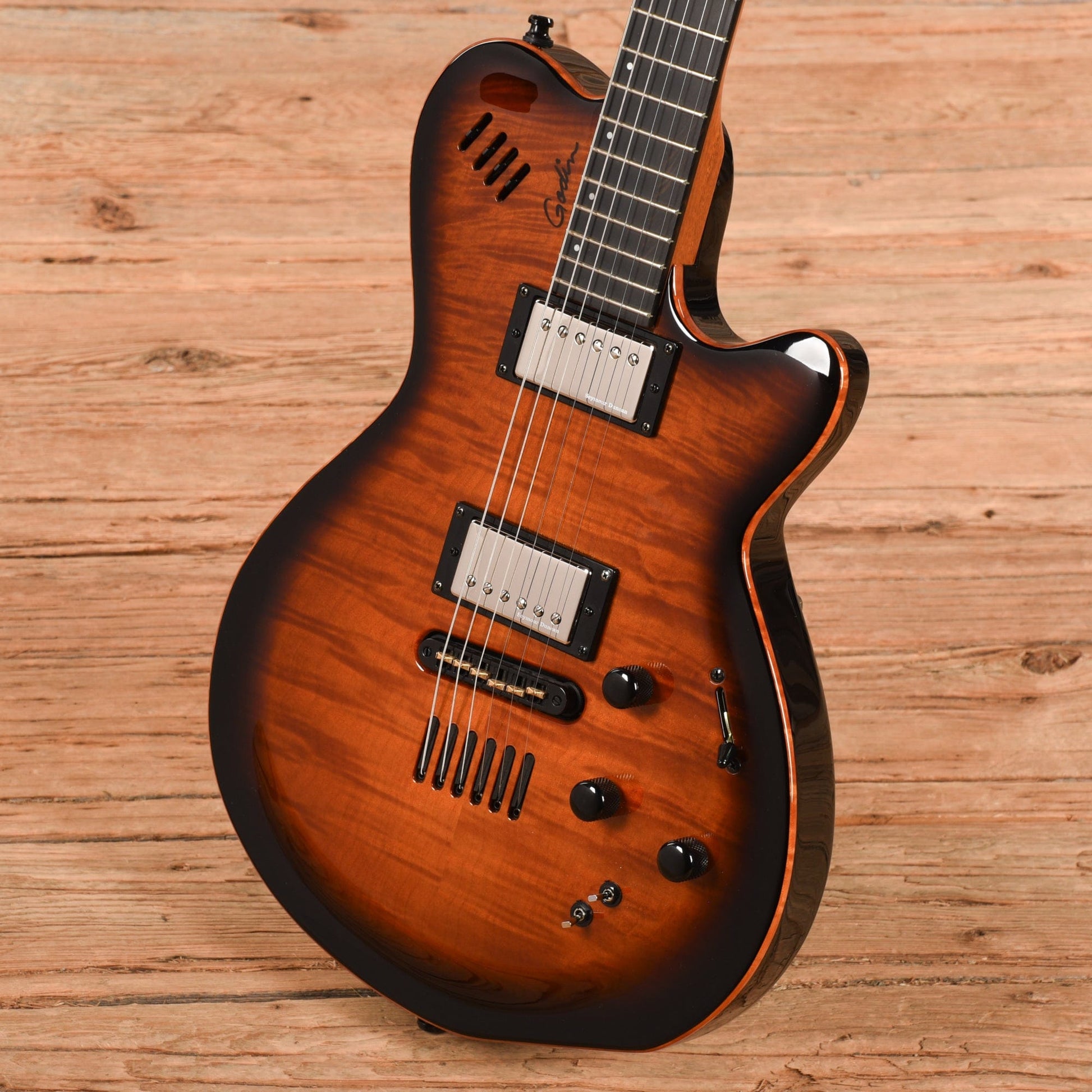 Godin LGX-SA Cognac Burst 2014 Electric Guitars / Solid Body
