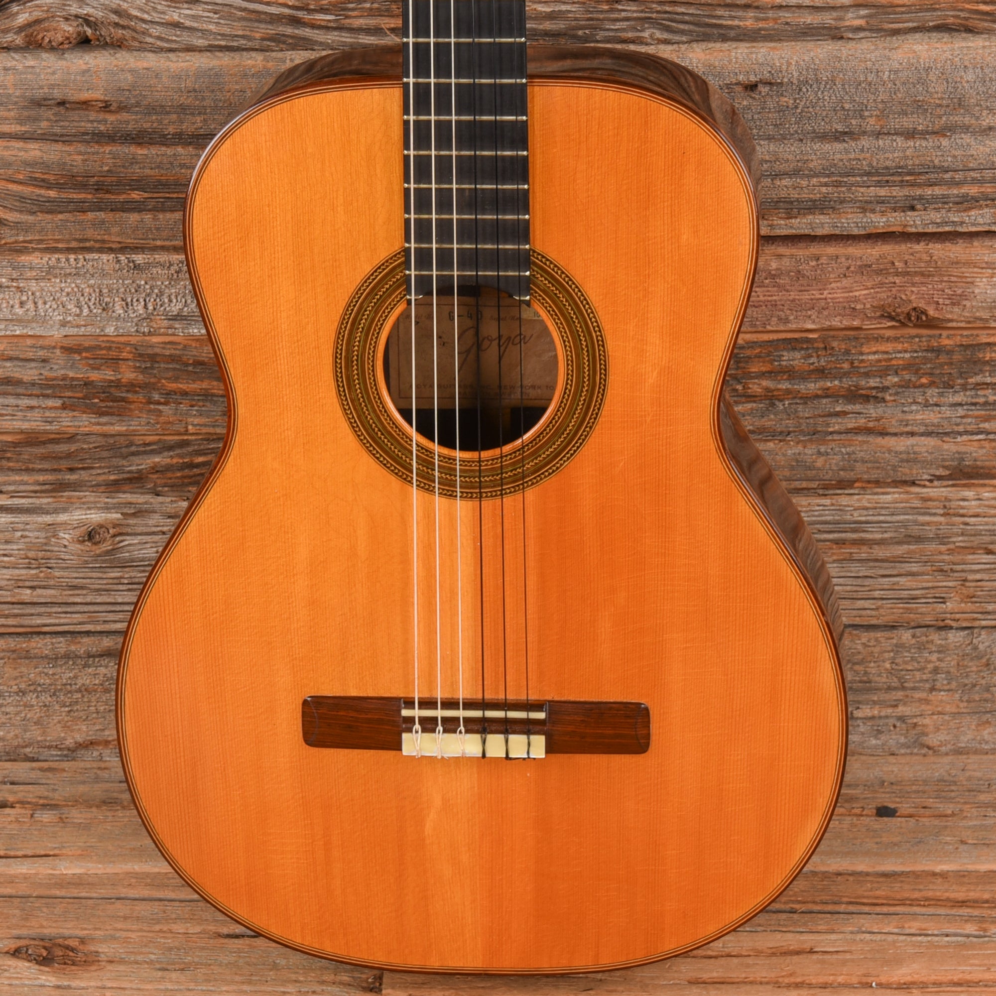 Goya G-40 Natural 1960s Acoustic Guitars