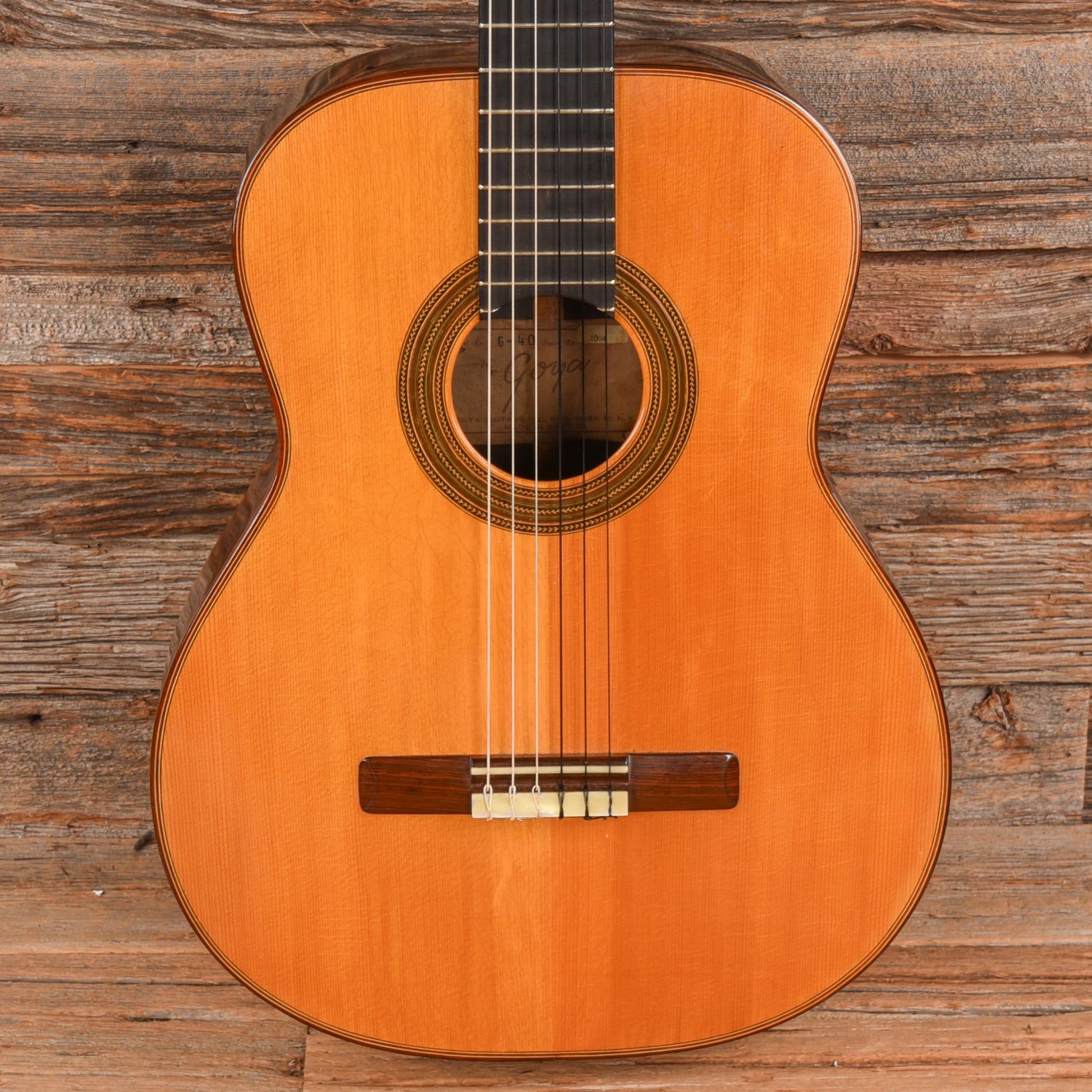 Goya G-40 Natural 1960s Acoustic Guitars