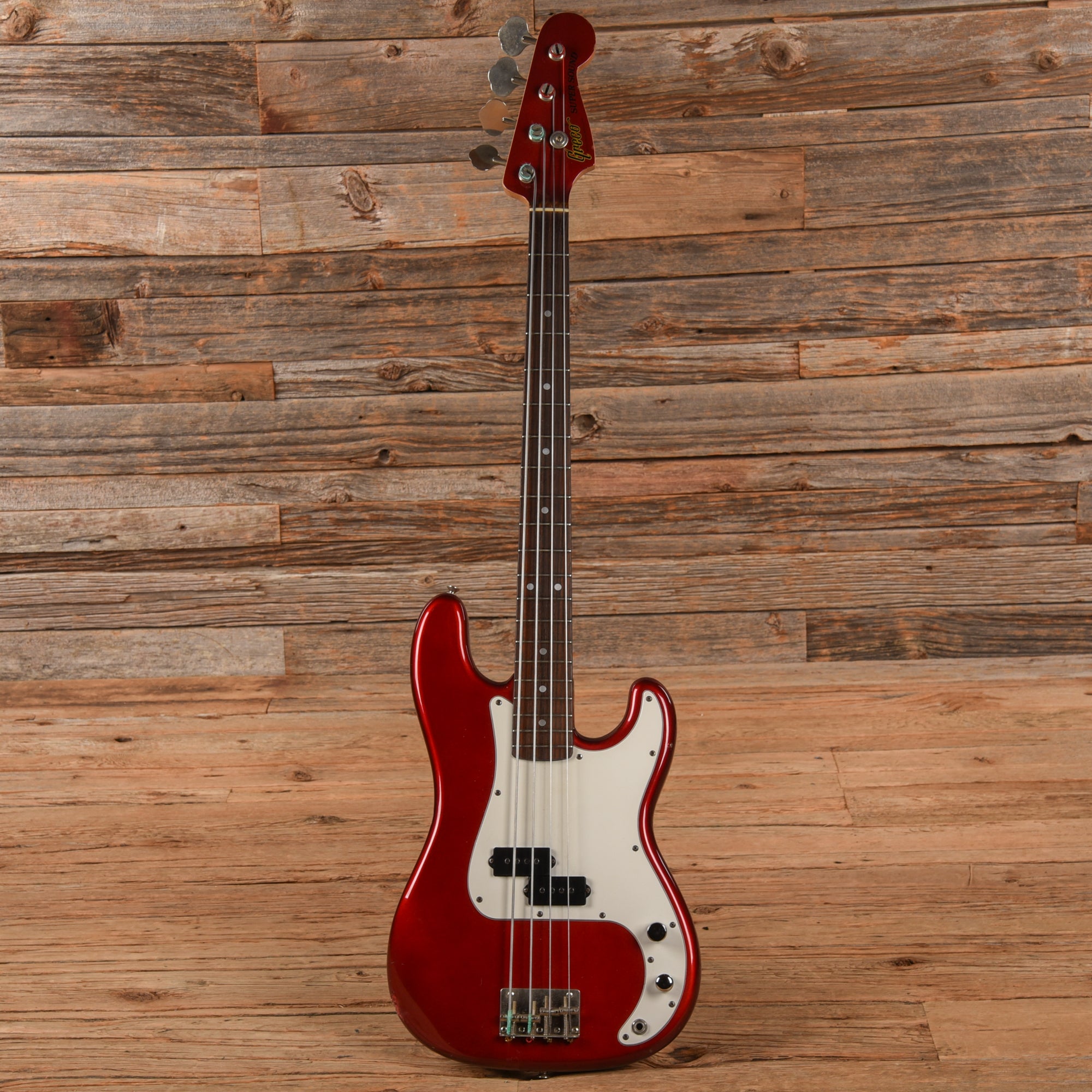 Greco PB-600 Candy Apple Red Bass Guitars / 4-String