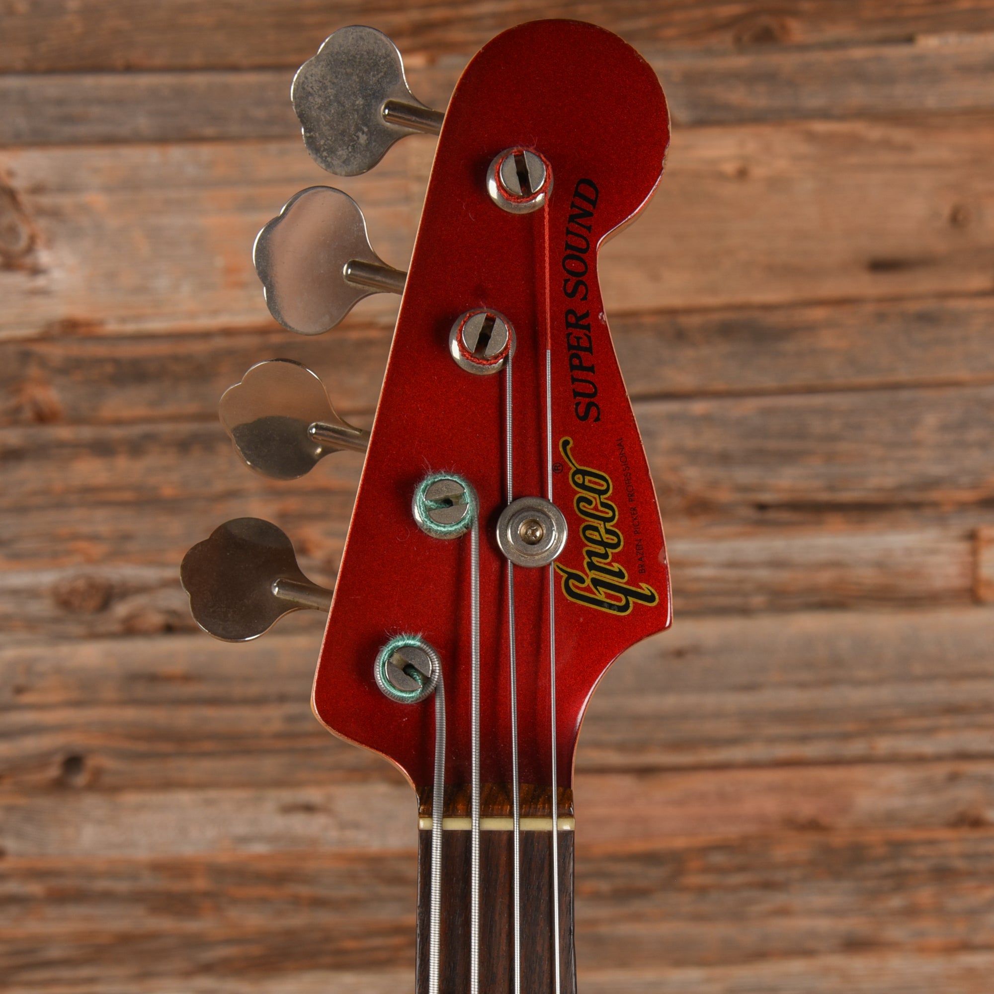 Greco PB-600 Candy Apple Red Bass Guitars / 4-String