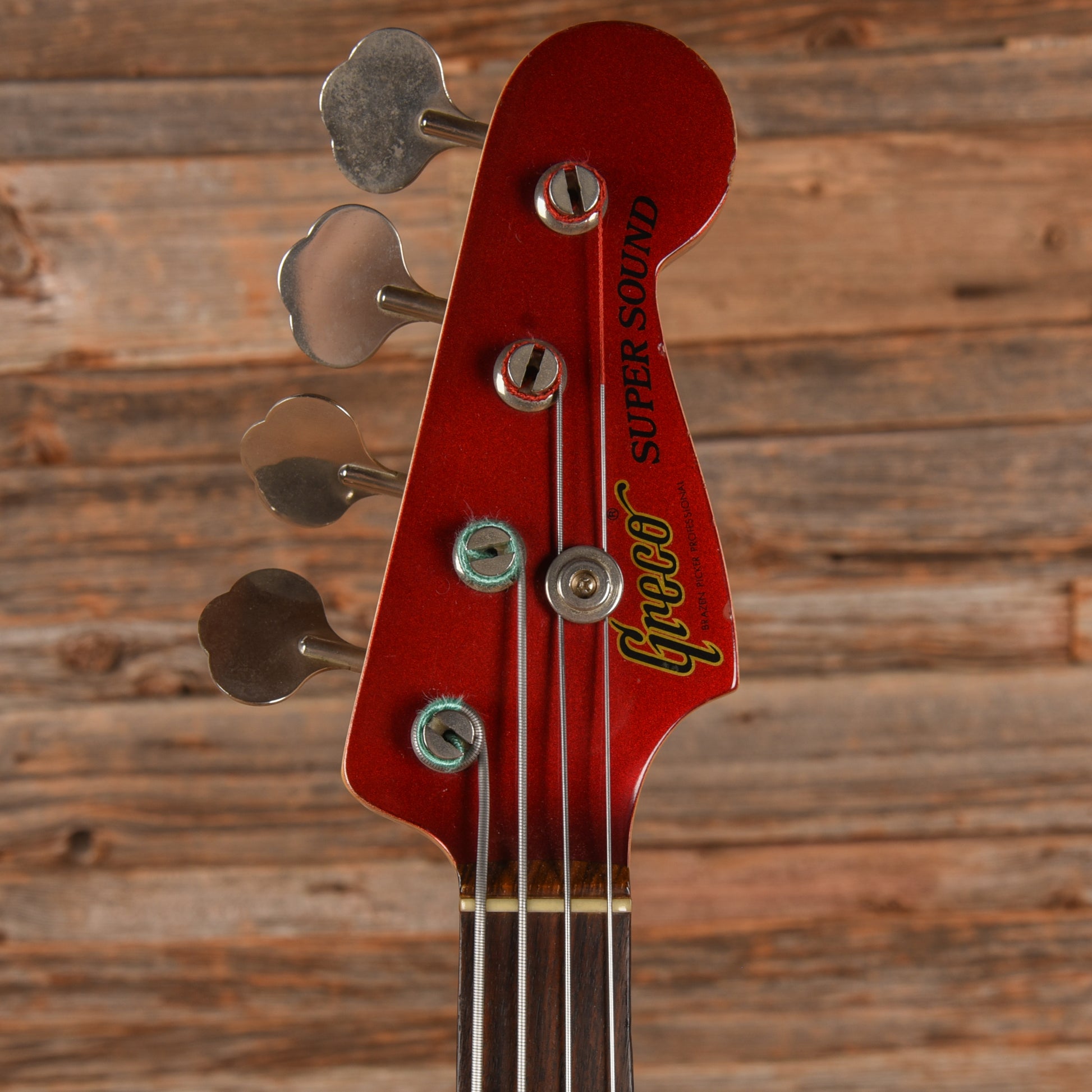 Greco PB-600 Candy Apple Red Bass Guitars / 4-String