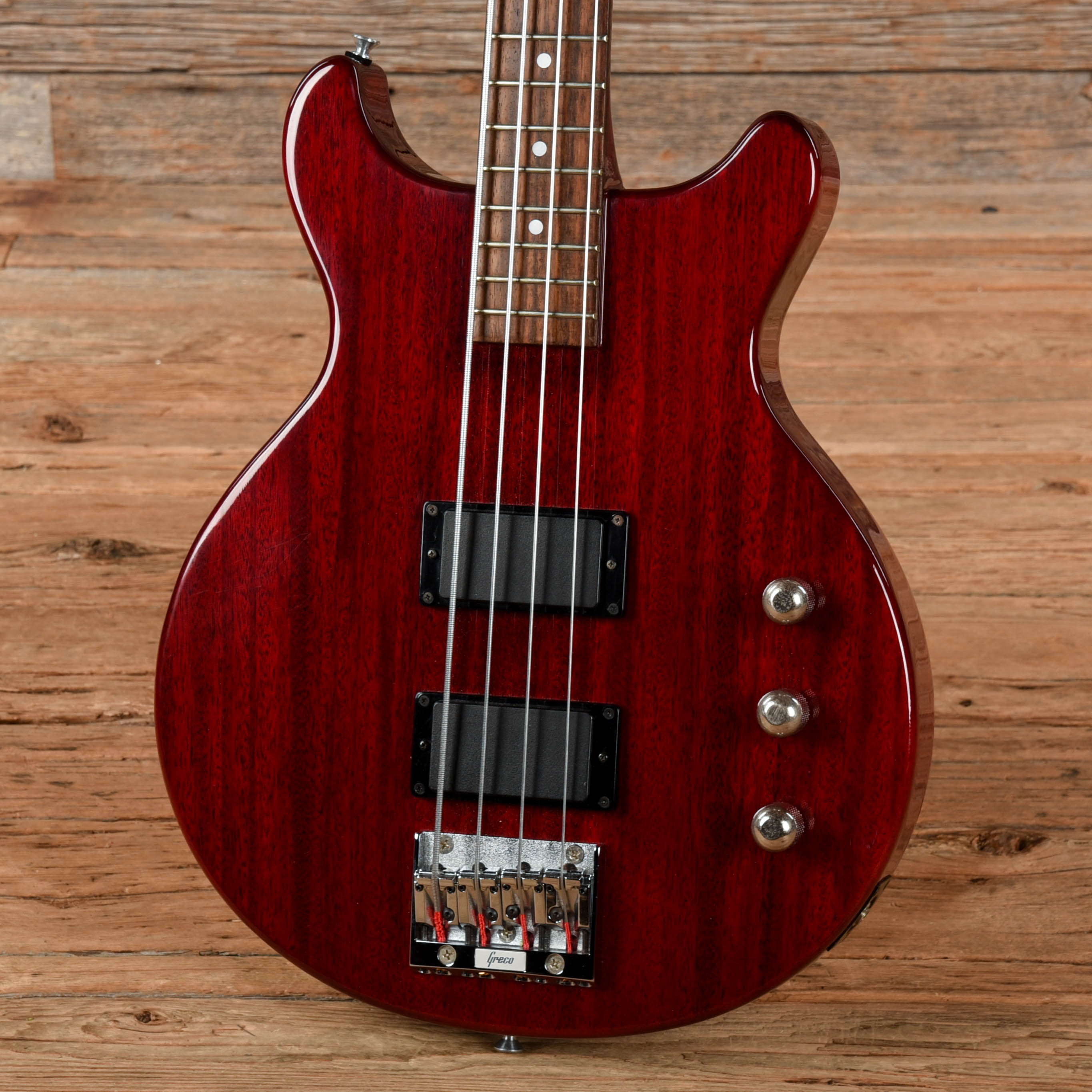 Greco TVB-65 Red 1989 Bass Guitars