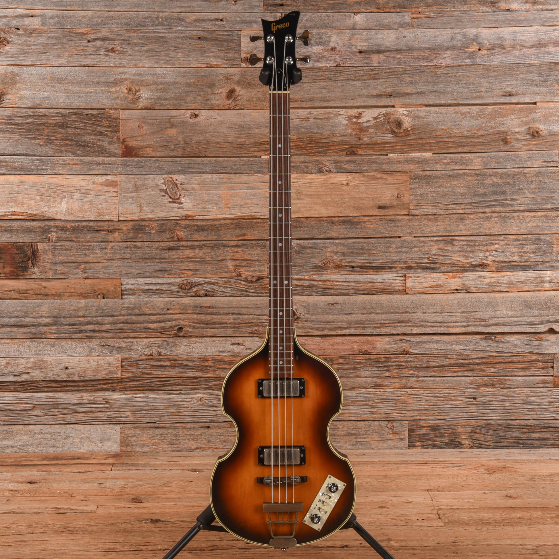 Greco VB-50 Violin Bass Sunburst 1985 Bass Guitars