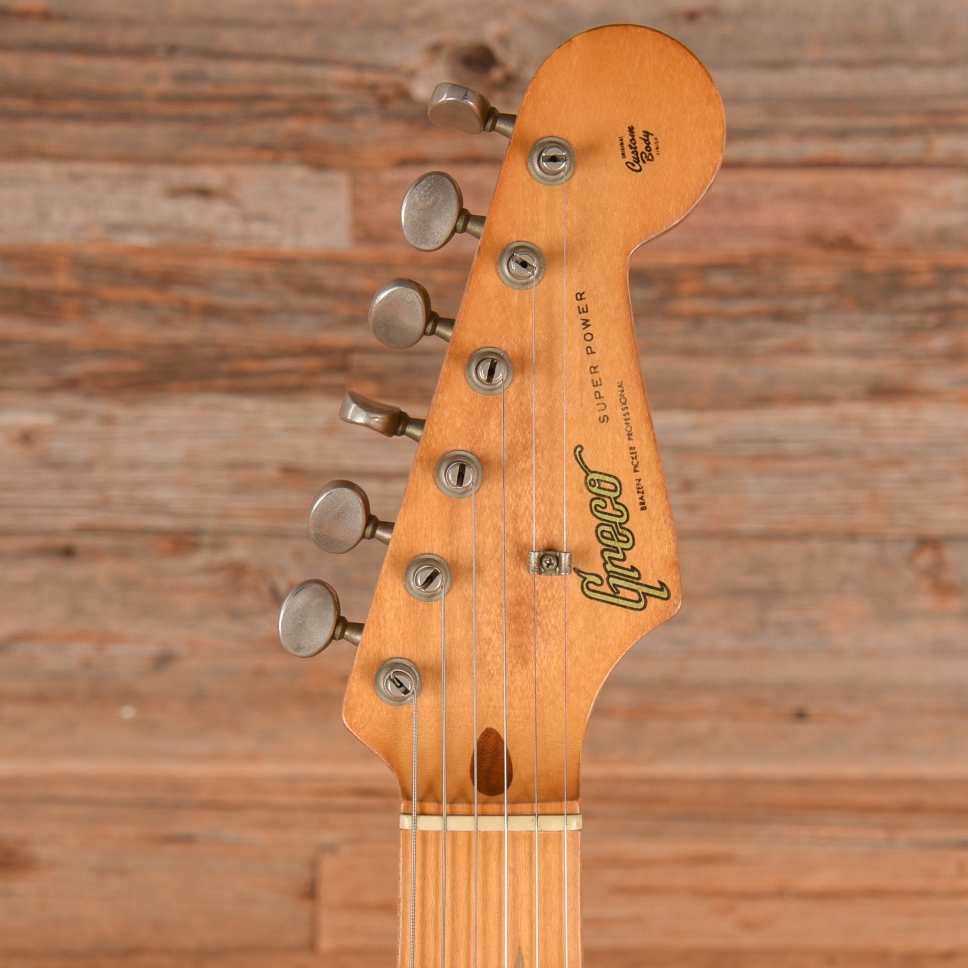 Greco Super Power S-Style Sunburst Electric Guitars