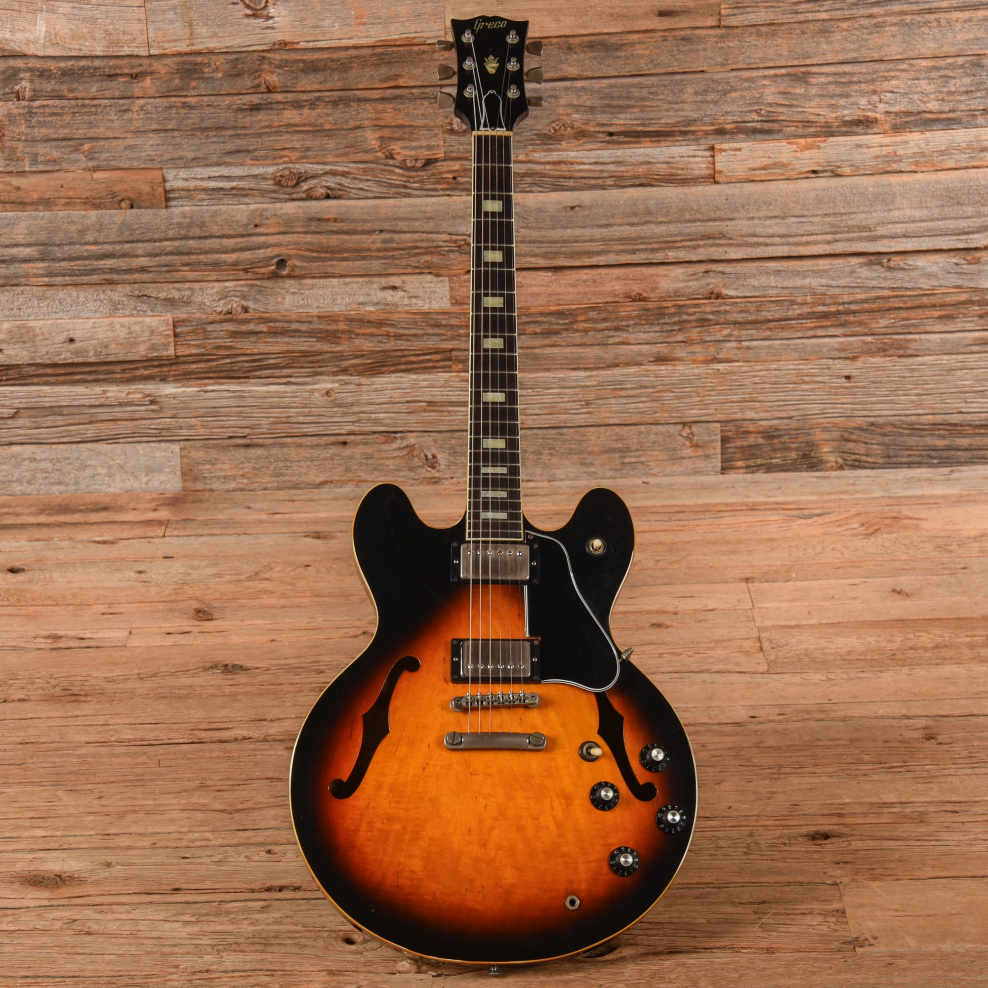 Greco SA-700 Sunburst 1970s Electric Guitars / Semi-Hollow