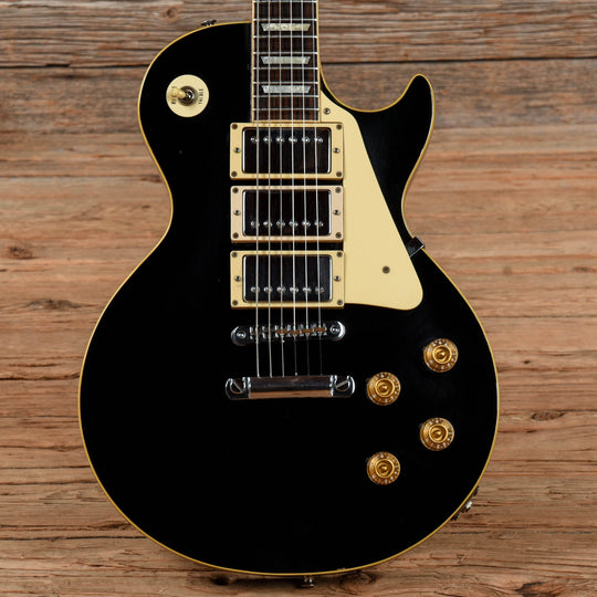 Greco 3-Pickup Singlecut Standard Black 1970s Electric Guitars / Solid Body