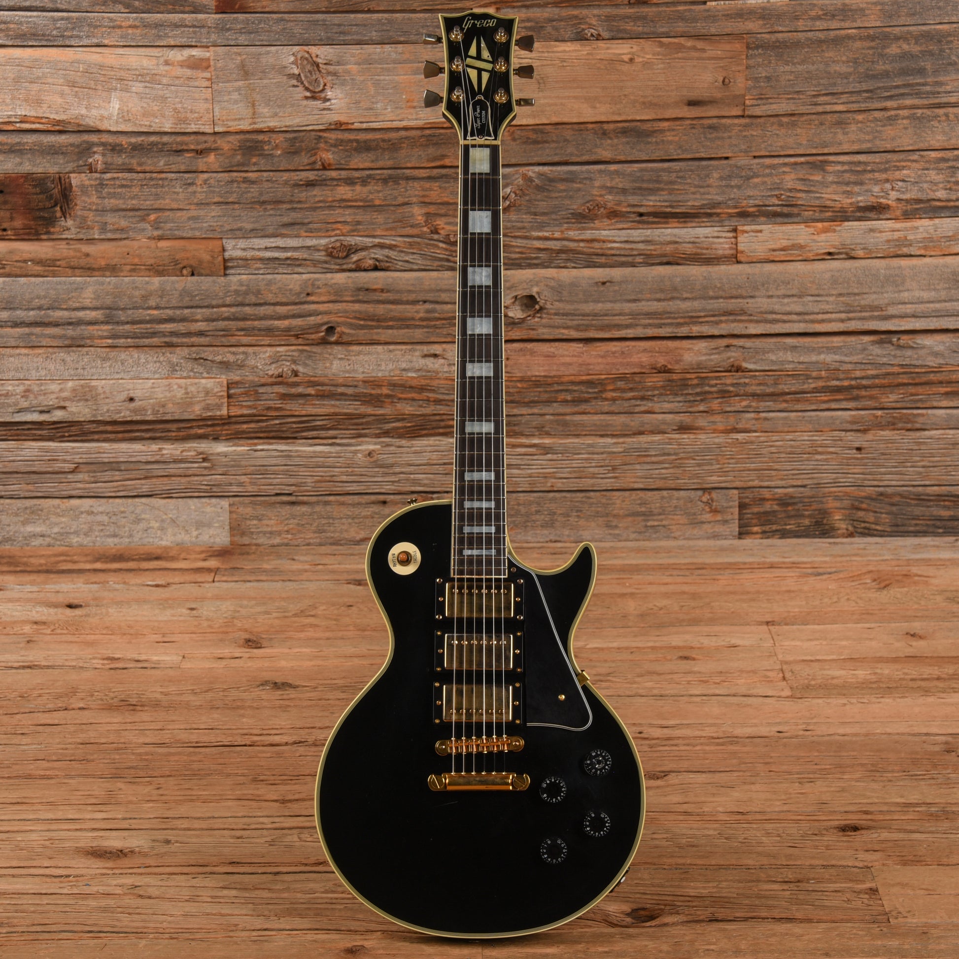Greco EG600 3-Pickup Ebony 1980s Electric Guitars / Solid Body