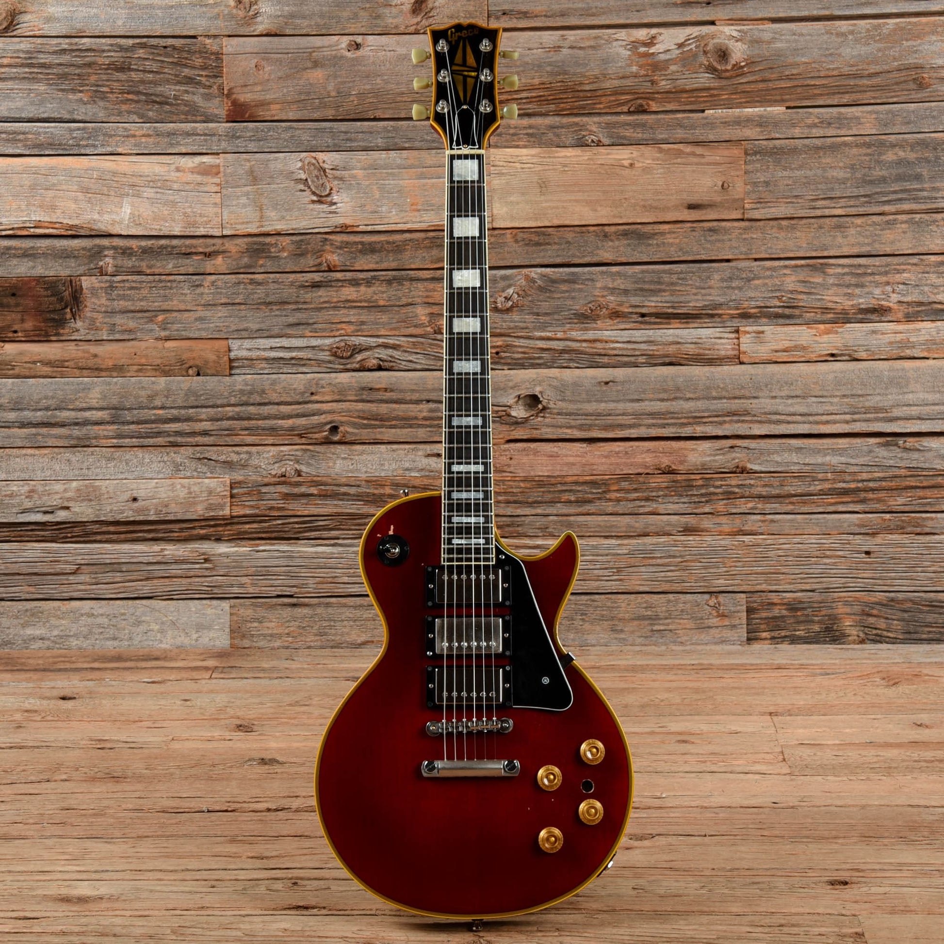 Greco EGC 3-Pickup Wine Red 1980s Electric Guitars / Solid Body