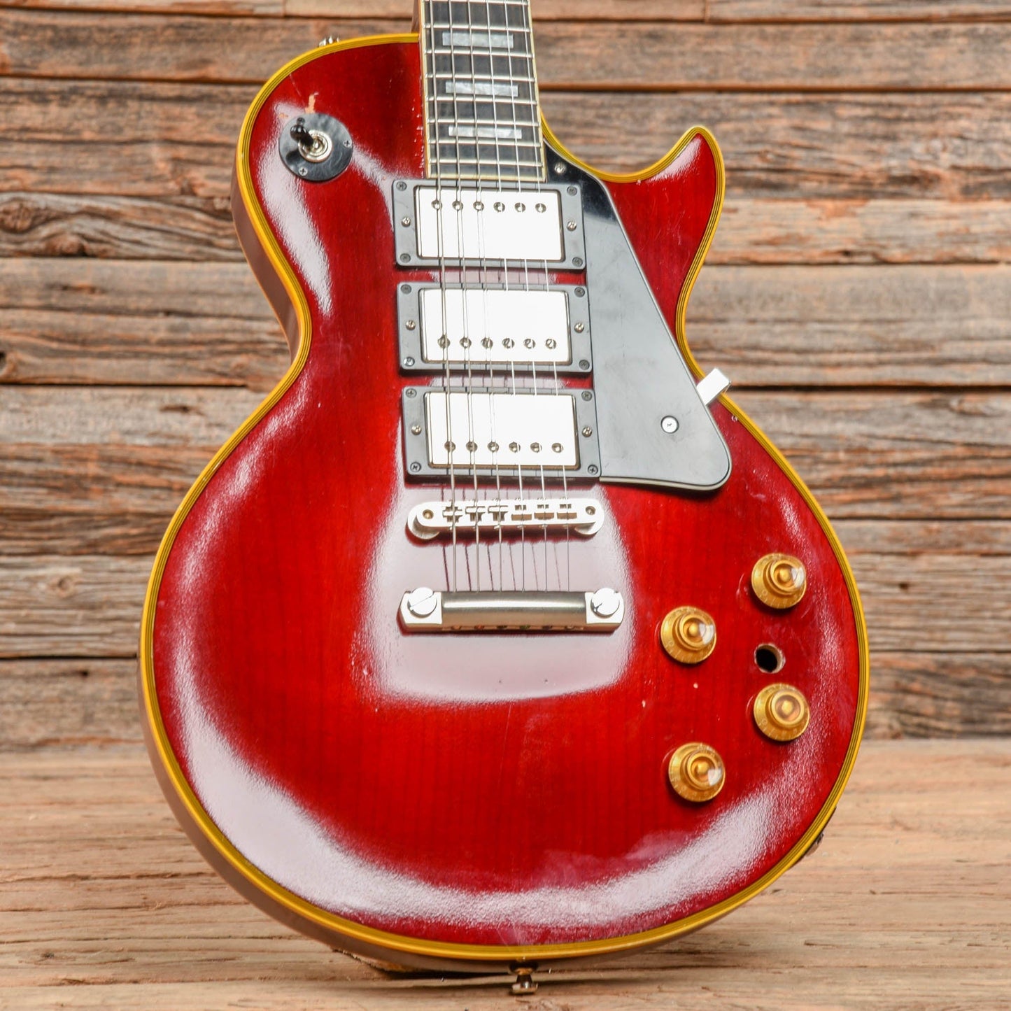 Greco EGC 3-Pickup Wine Red 1980s Electric Guitars / Solid Body