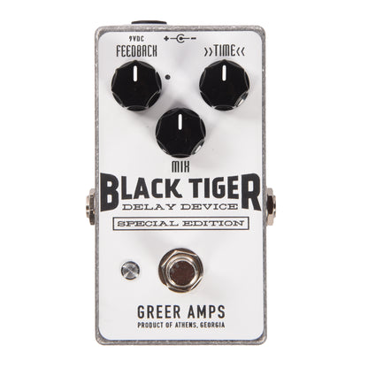Greer Amps Special Edition Black Tiger Delay Pedal White Effects and Pedals / Delay