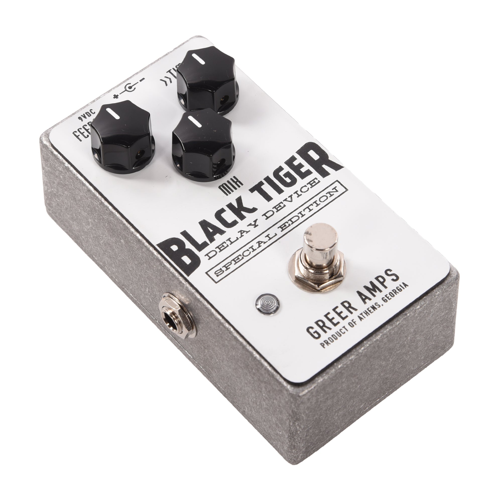 Greer Amps Special Edition Black Tiger Delay Pedal White Effects and Pedals / Delay