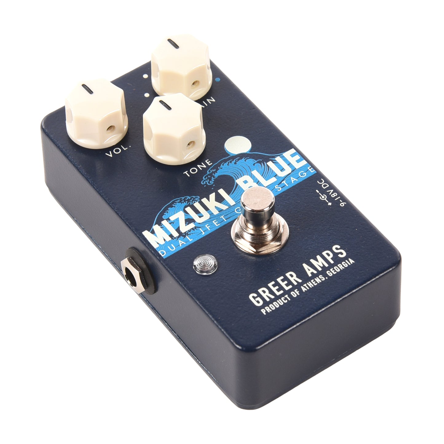 Greer Mizuki Blue Dual JFET Gain Stage Overdrive Pedal Effects and Pedals / Overdrive and Boost