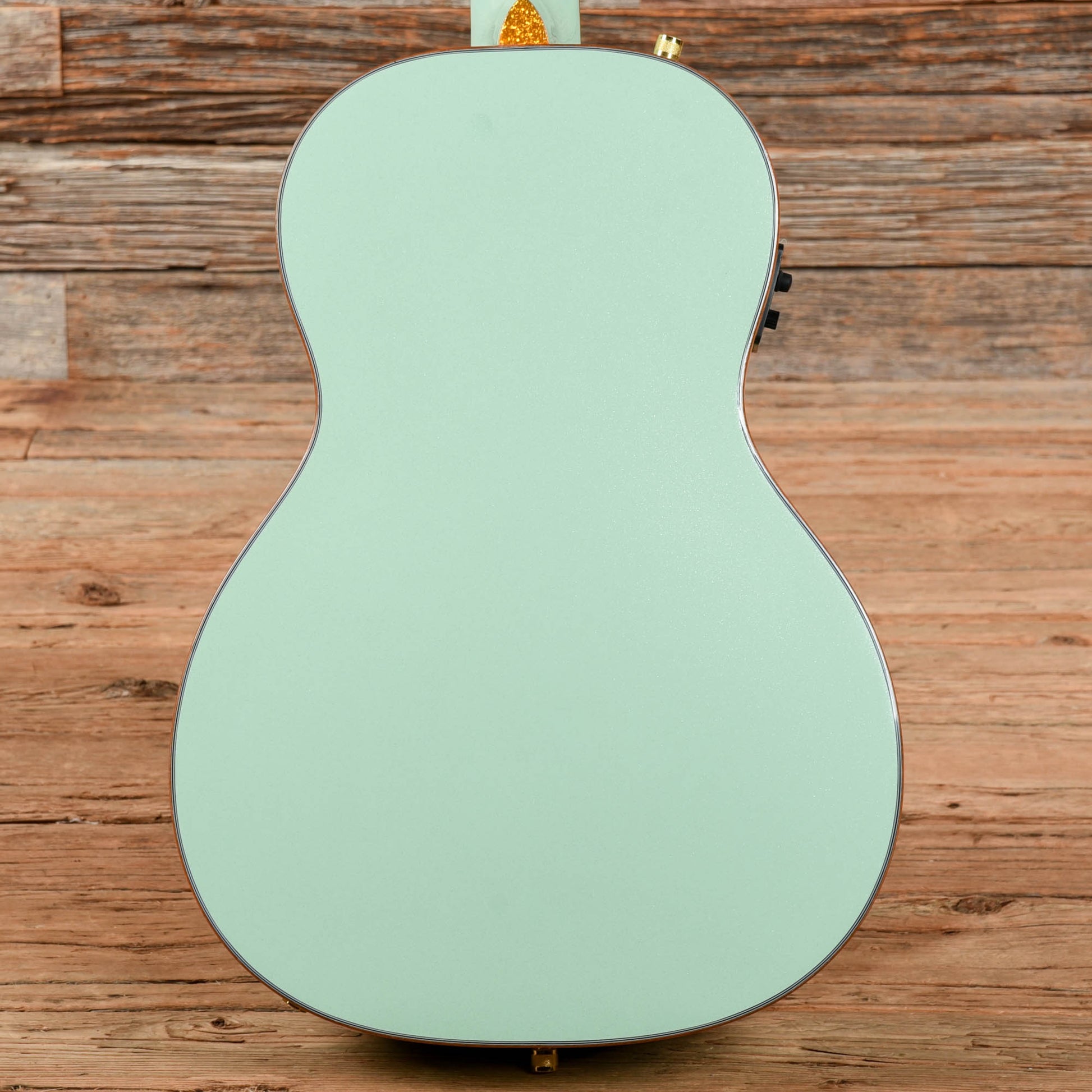 Gretsch G5021E Rancher Penguin Parlor Mint Metallic 2021 Acoustic Guitars / Built-in Electronics