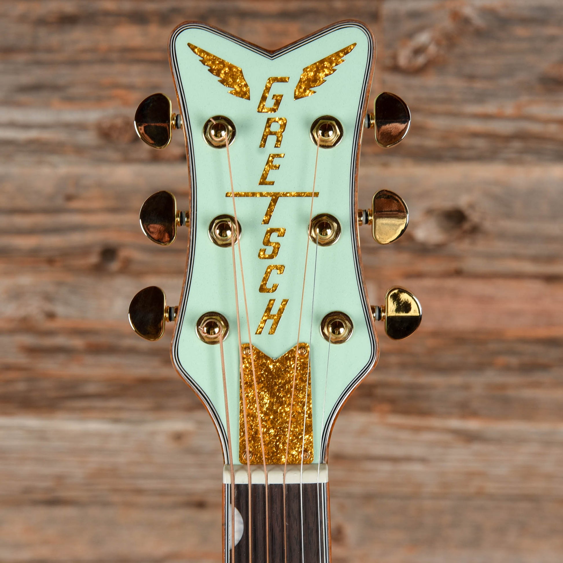 Gretsch G5021E Rancher Penguin Parlor Mint Metallic 2021 Acoustic Guitars / Built-in Electronics