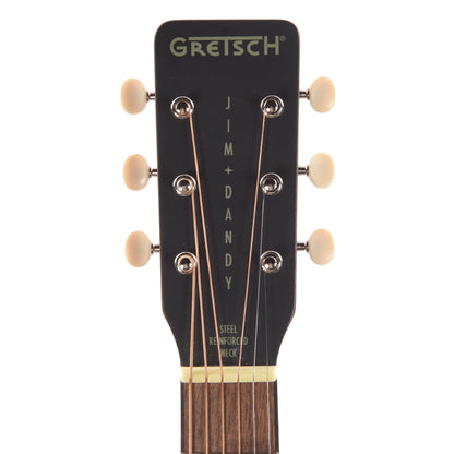 Gretsch Deltoluxe Concert Acoustic Guitar Black Top Acoustic Guitars / Concert