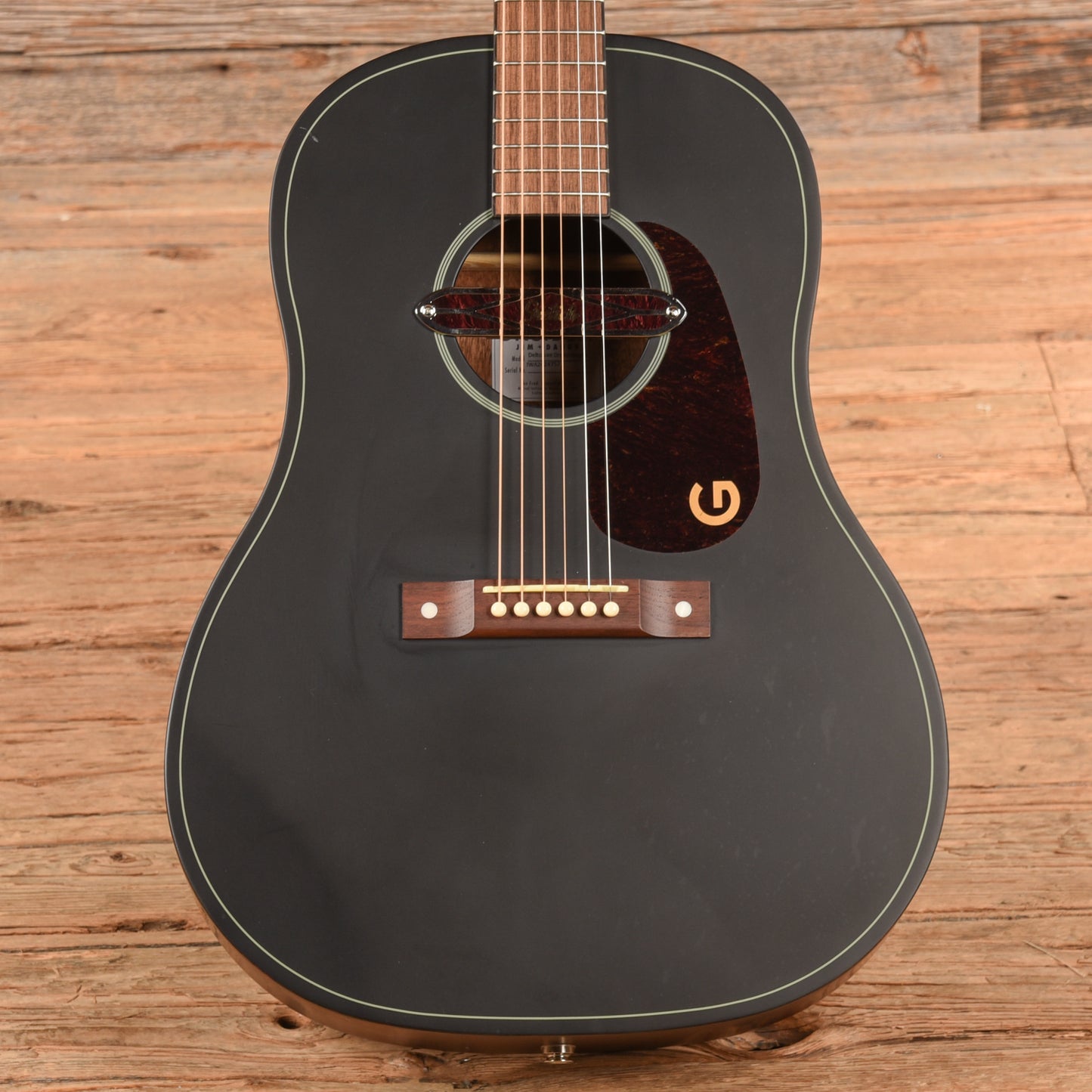 Gretsch Jim Dandy Deltoluxe Dreadnought Black 2024 Acoustic Guitars / Dreadnought