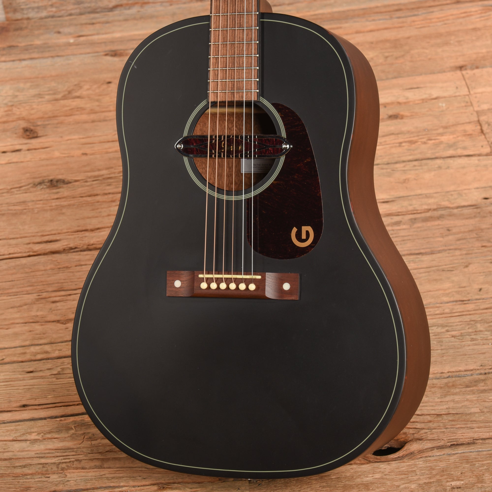 Gretsch Jim Dandy Deltoluxe Dreadnought Black 2024 Acoustic Guitars / Dreadnought