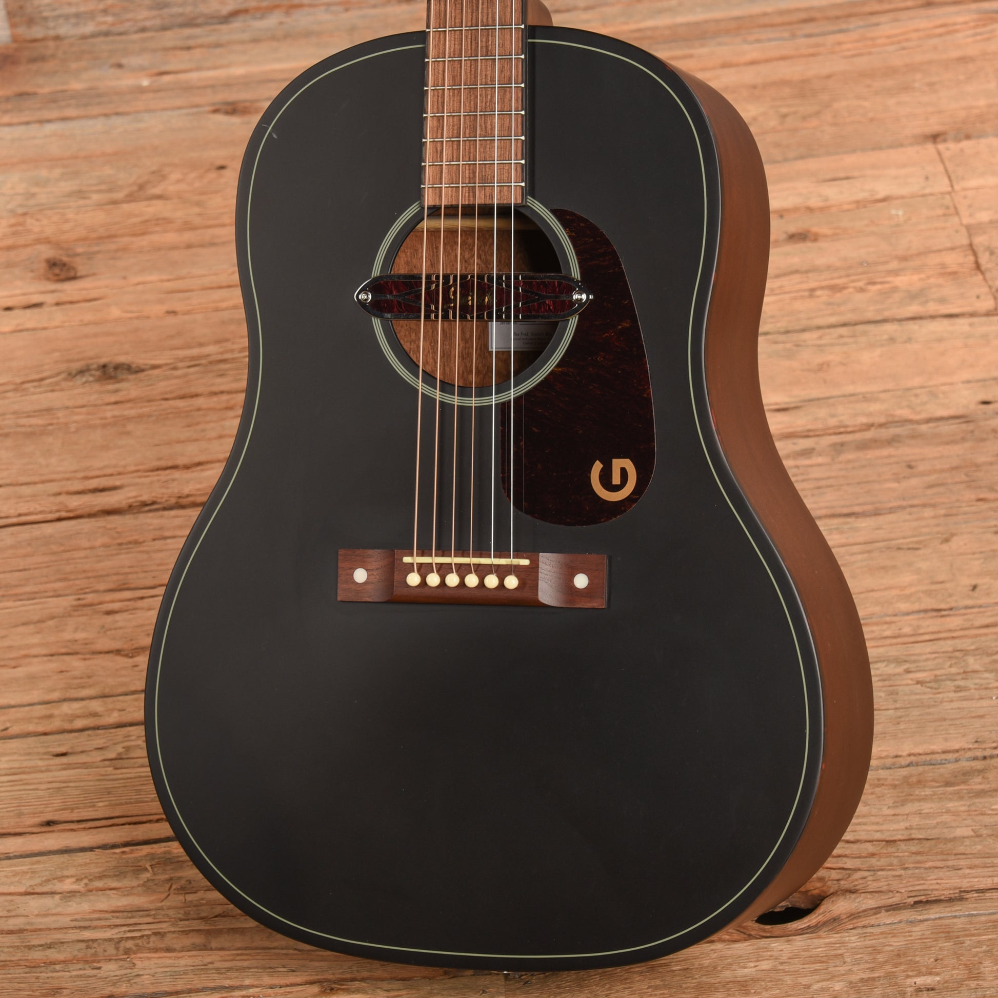 Gretsch Jim Dandy Deltoluxe Dreadnought Black 2024 Acoustic Guitars / Dreadnought