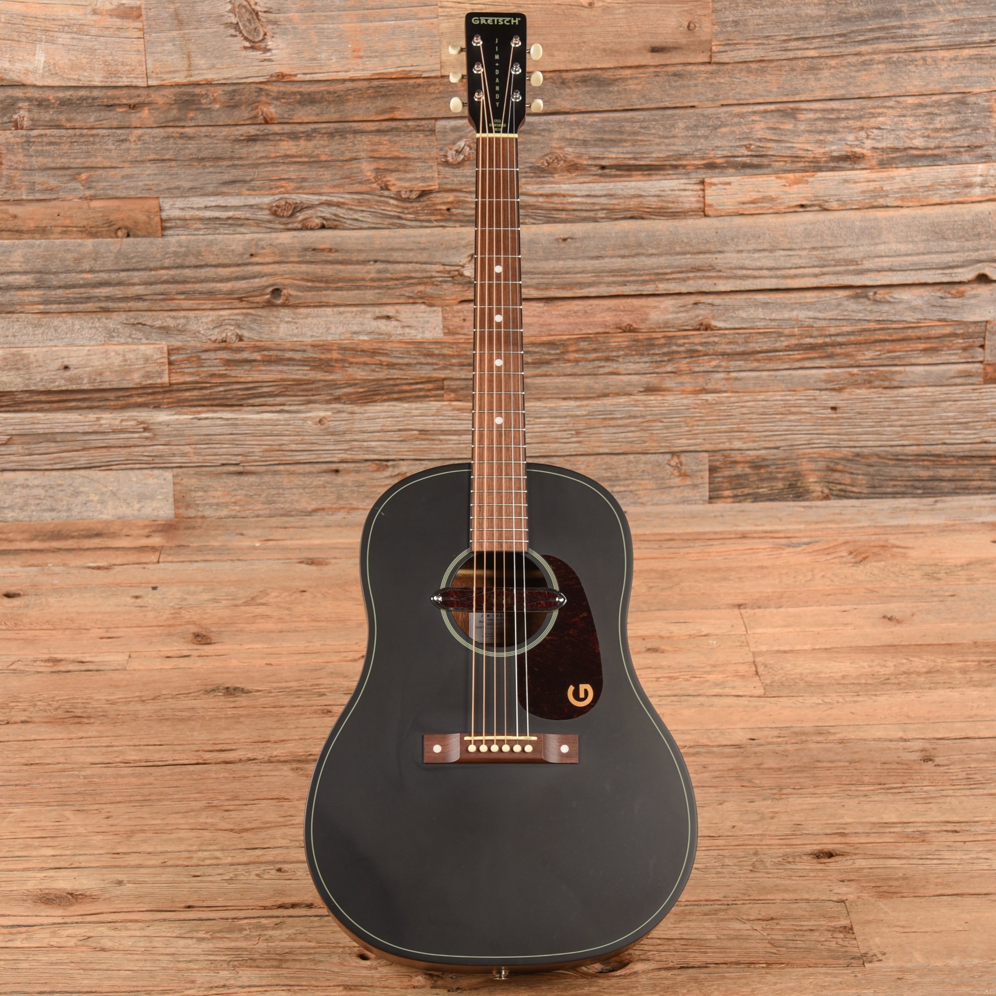 Gretsch Jim Dandy Deltoluxe Dreadnought Black 2024 Acoustic Guitars / Dreadnought