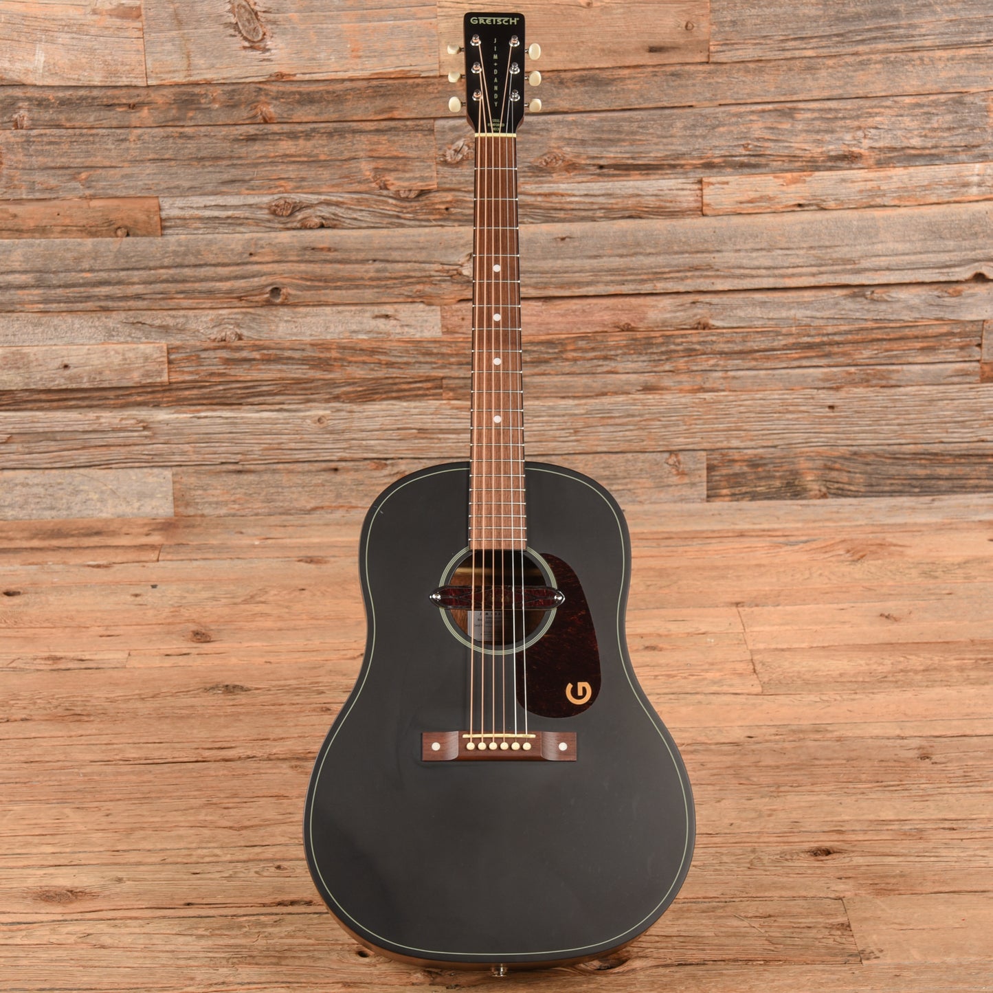 Gretsch Jim Dandy Deltoluxe Dreadnought Black 2024 Acoustic Guitars / Dreadnought