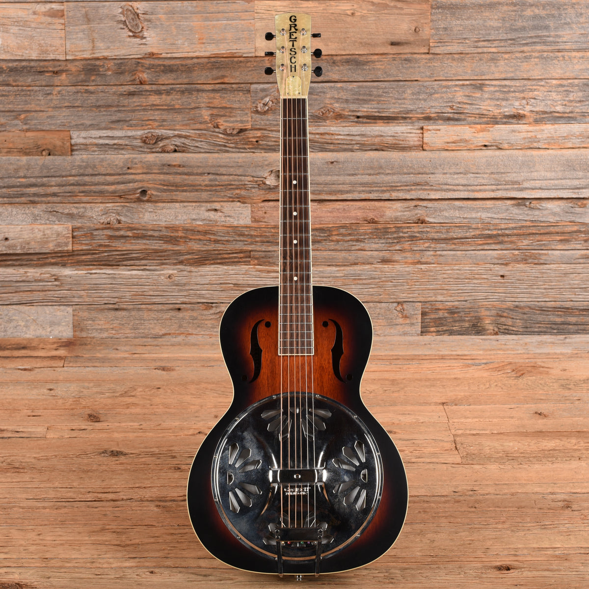Gretsch G9220 Bobtail Round-Neck Resonator Sunburst 2014 Acoustic Guitars
