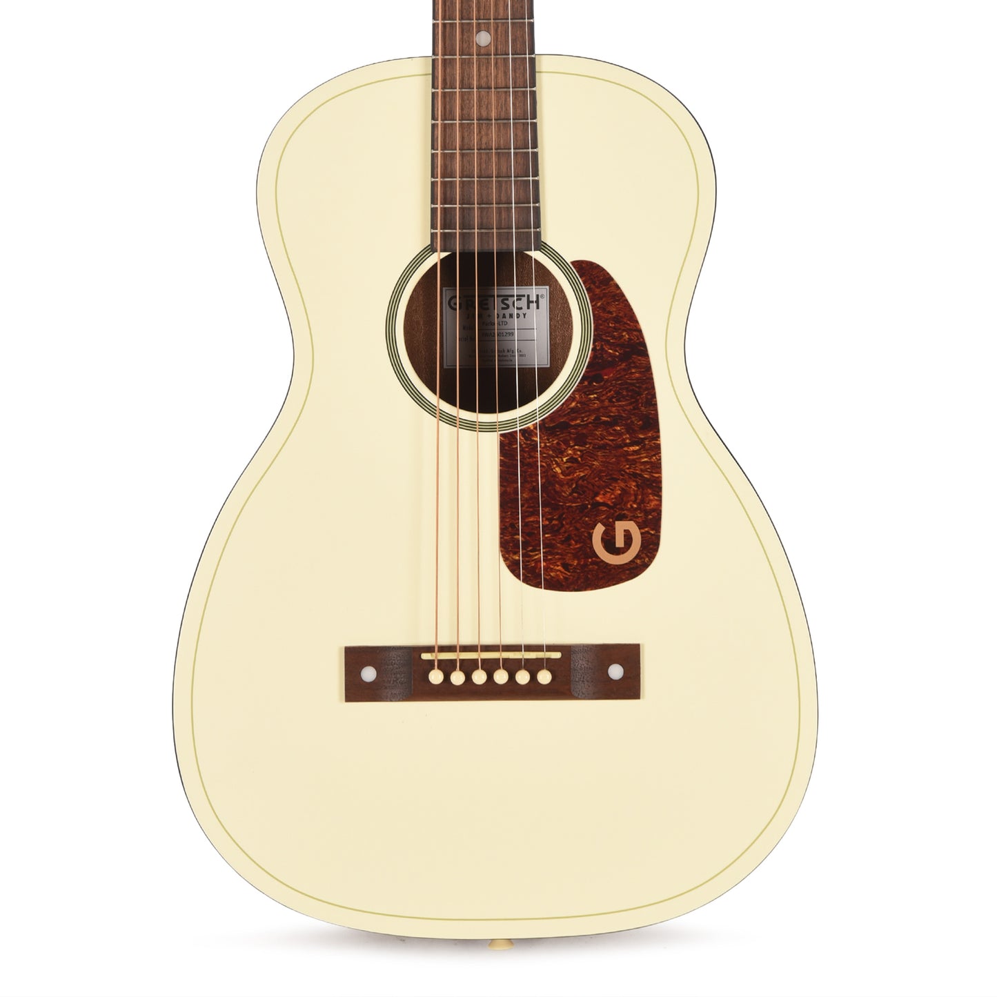 Gretsch Jim Dandy Parlor LTD Vintage White Acoustic Guitars