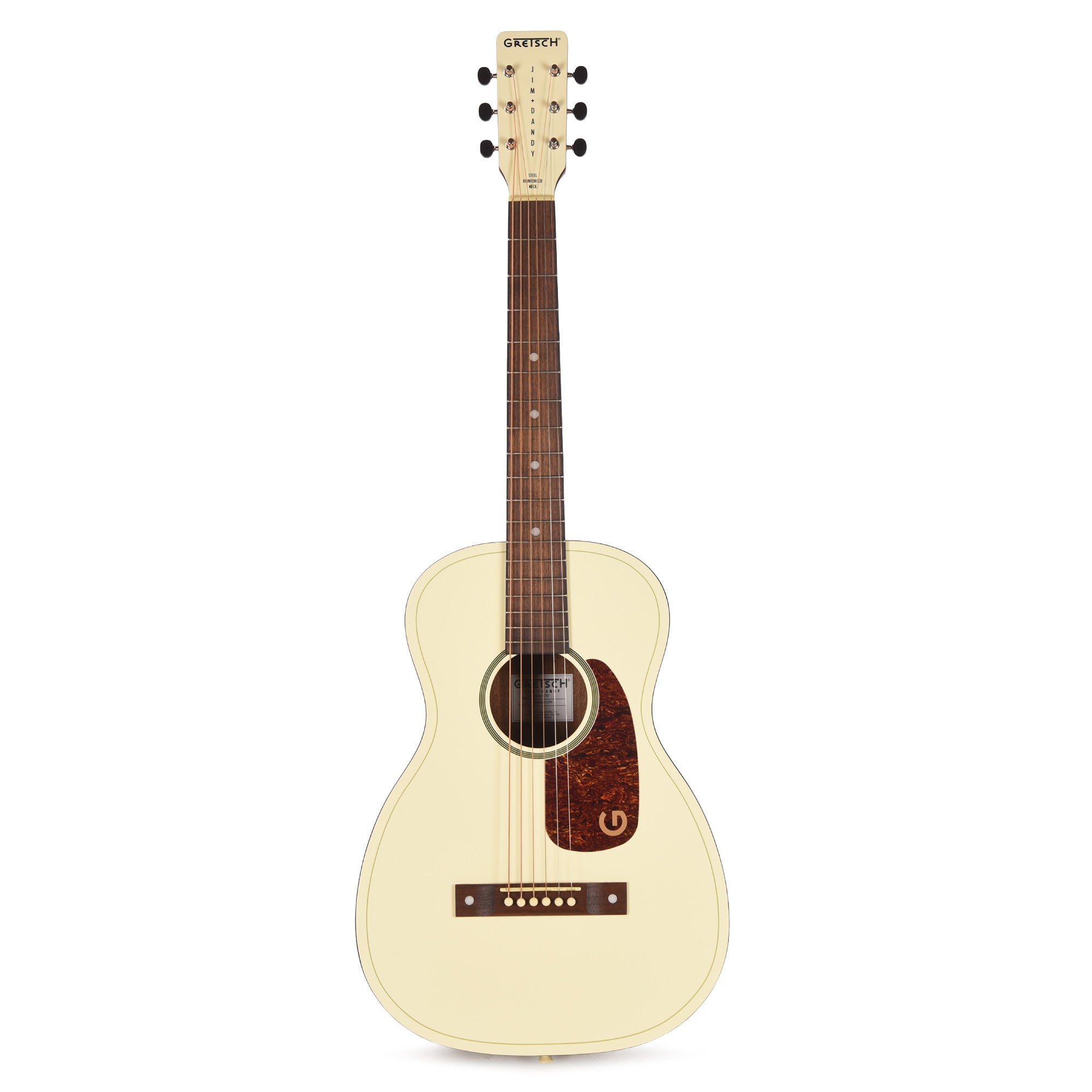 Gretsch Jim Dandy Parlor LTD Vintage White Acoustic Guitars